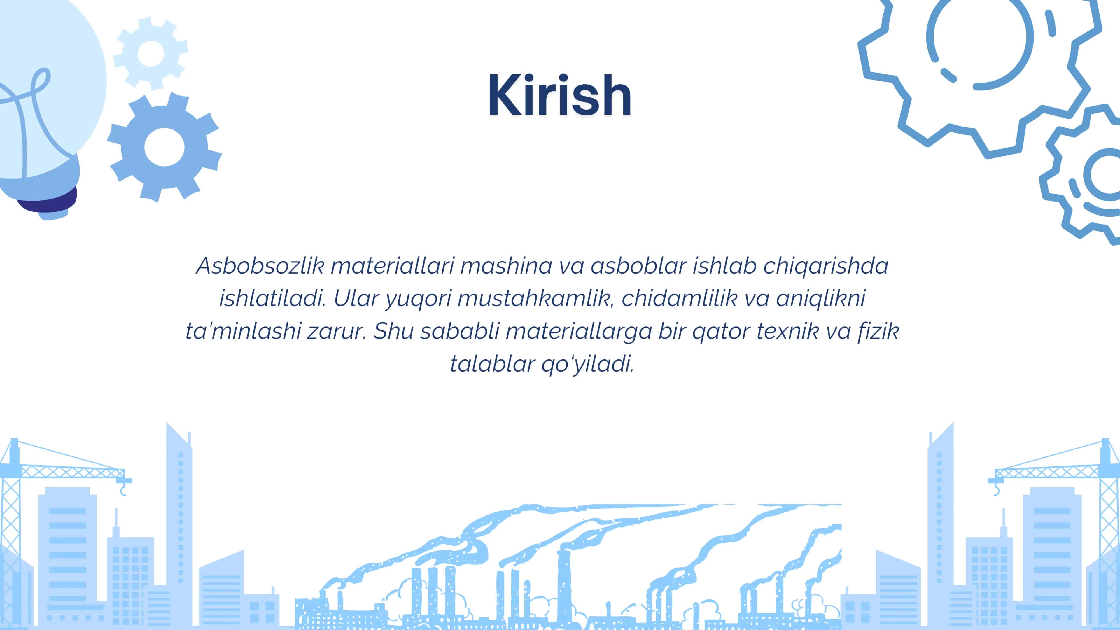 Asbobsozlik materiallari 2