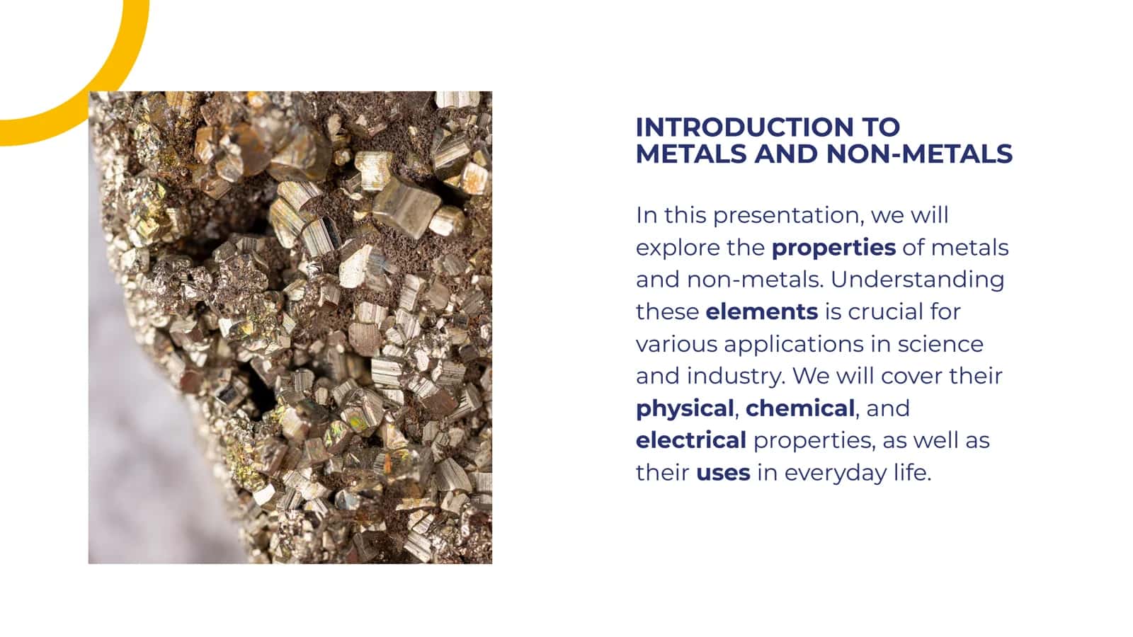 Metals and non metals their proper ties 2
