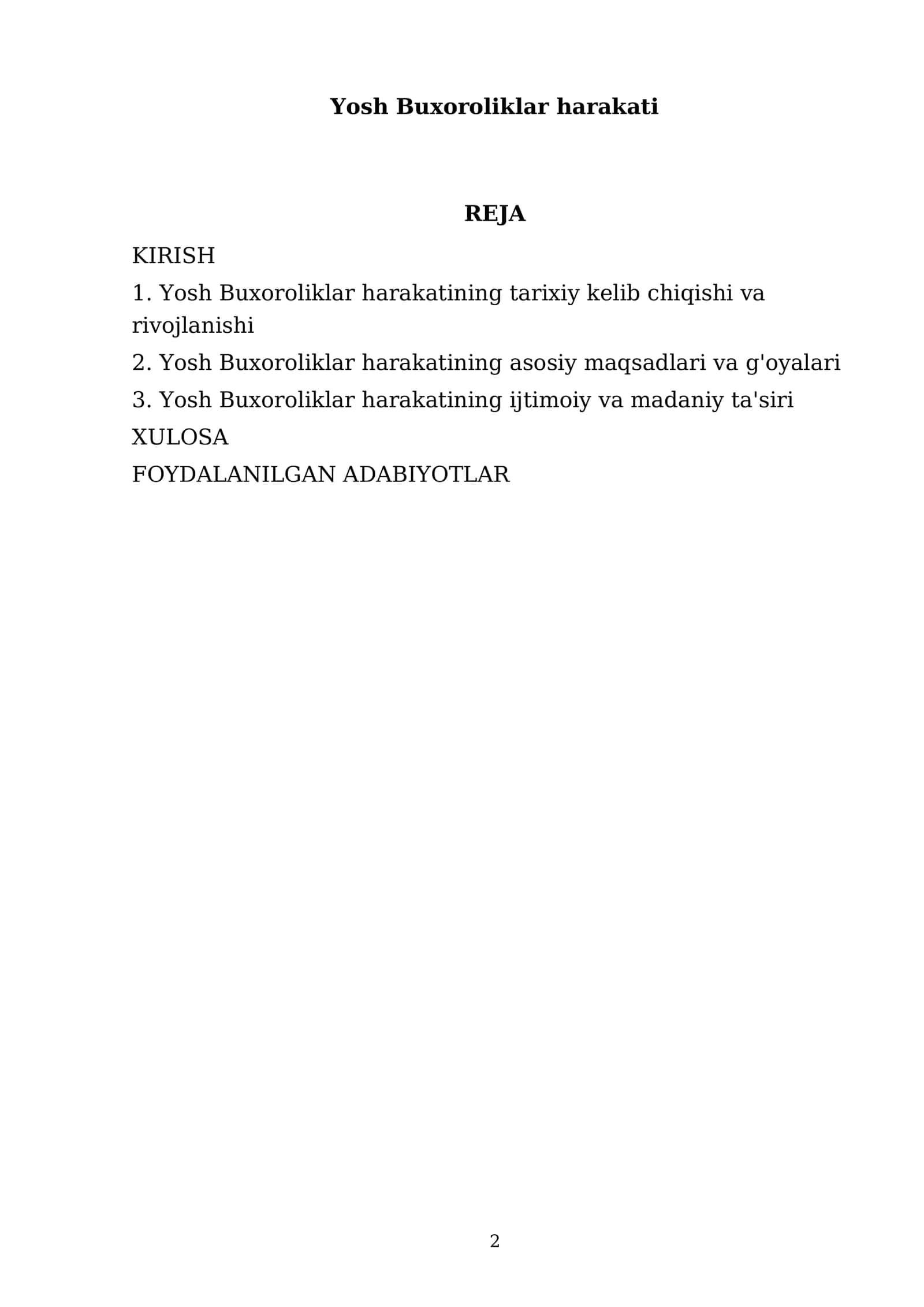 Yosh Buxoroliklar harakati 2