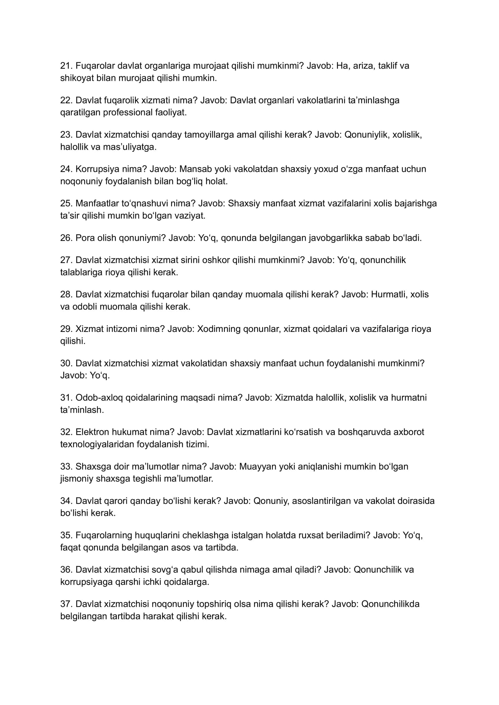 Agros test javoblari 2025 2