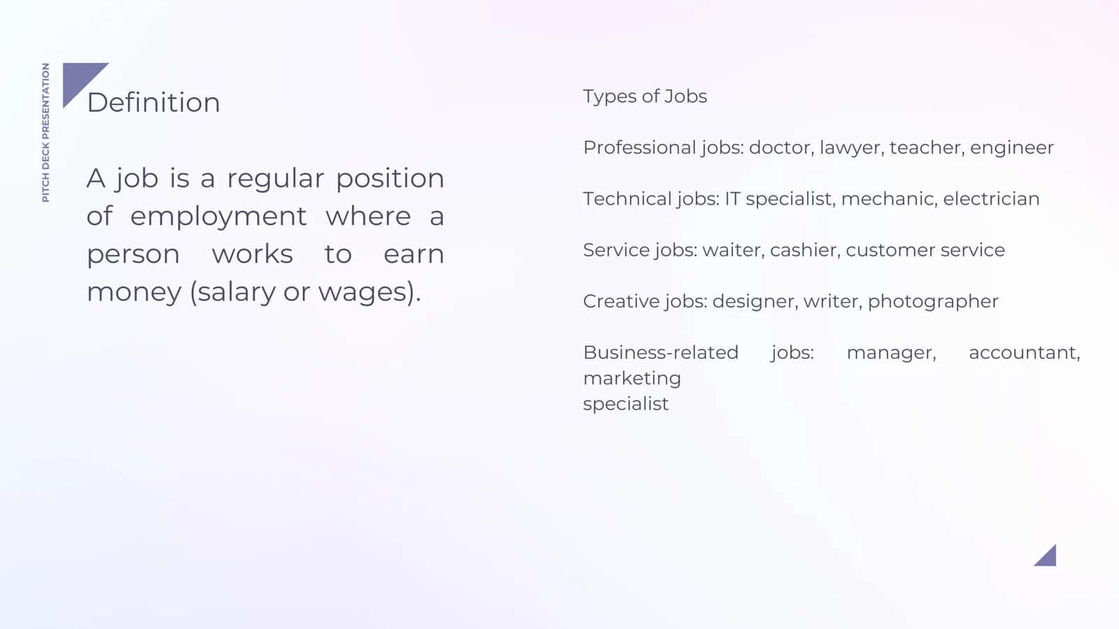 PITCH DECK PRESENTATION 2