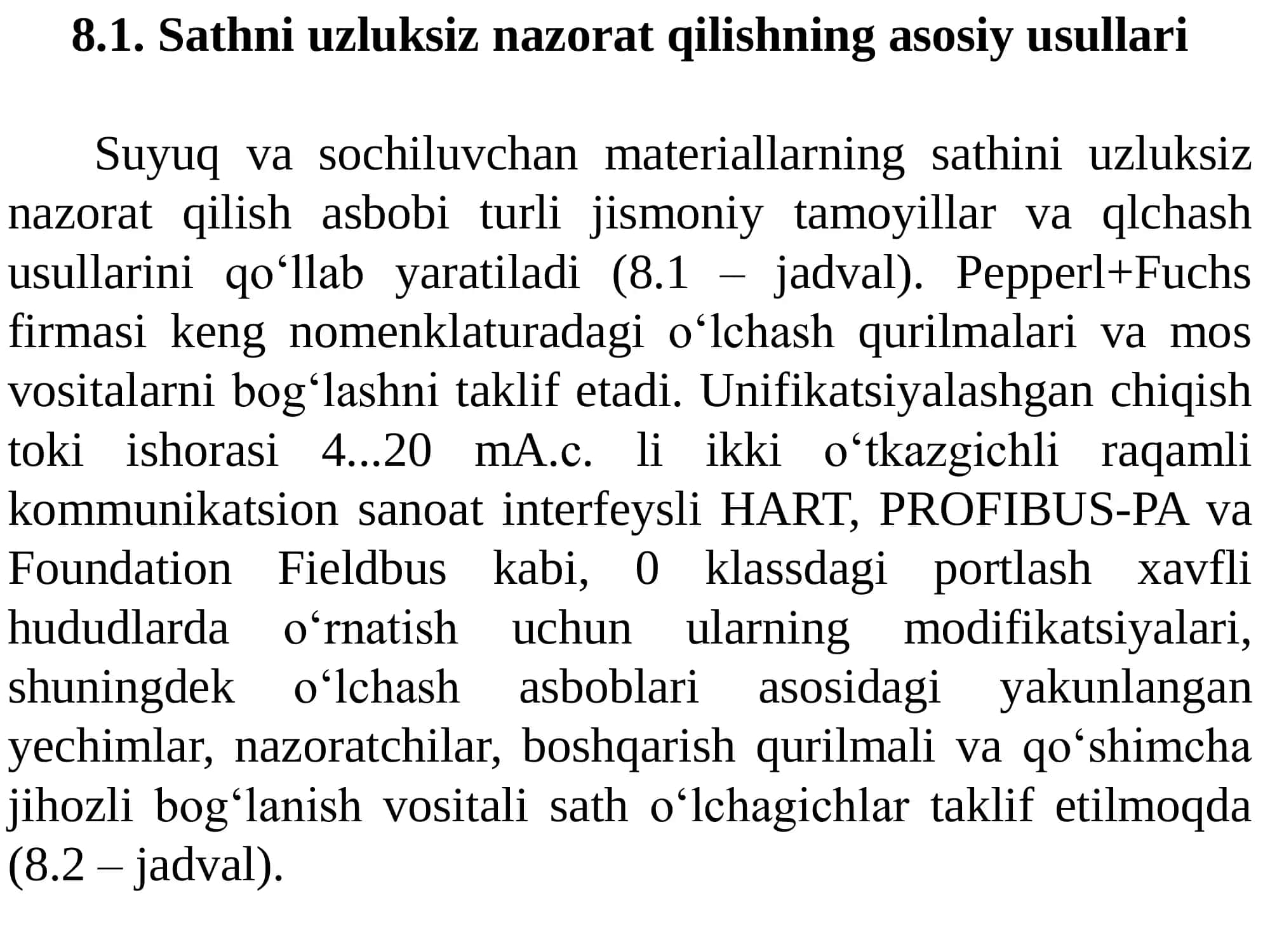 Sathni o‘lchash asboblari 2