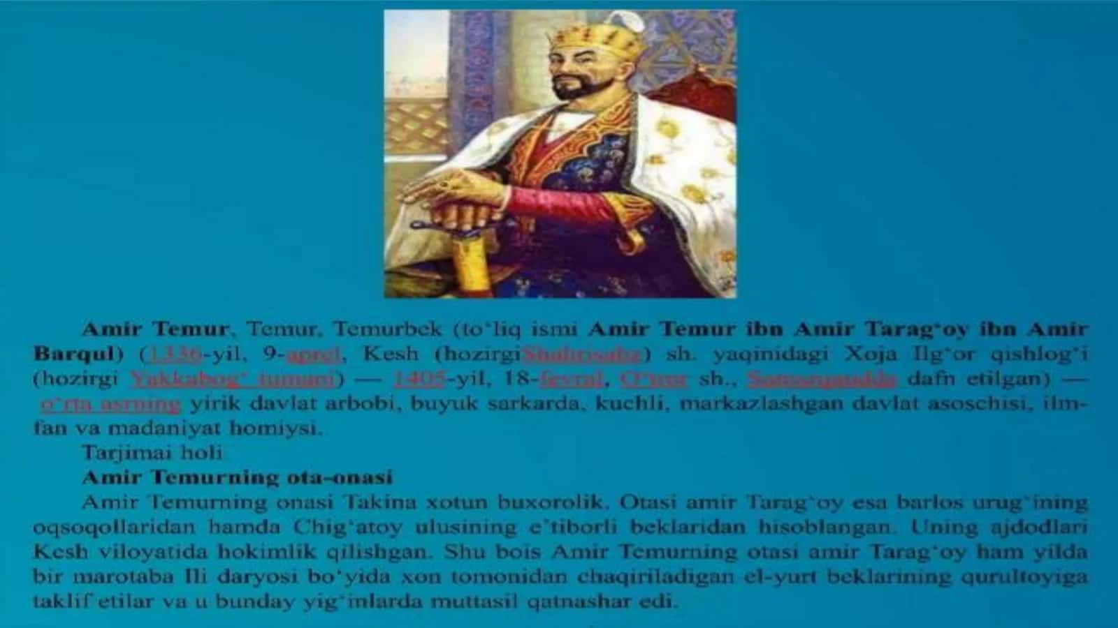 Amir Temur buyuk davlat 2