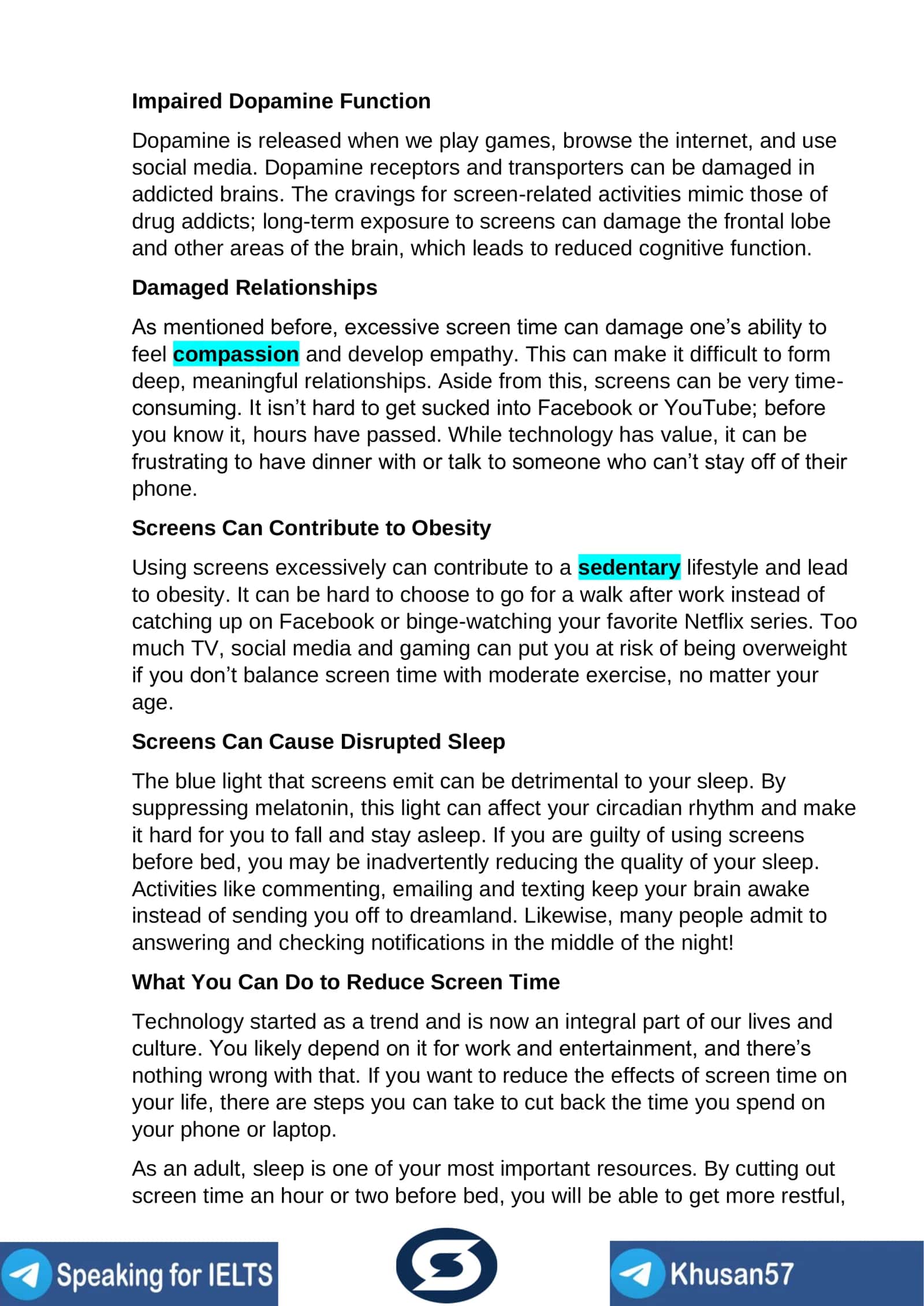 Effects of Excessive Screen Time on Adults 2