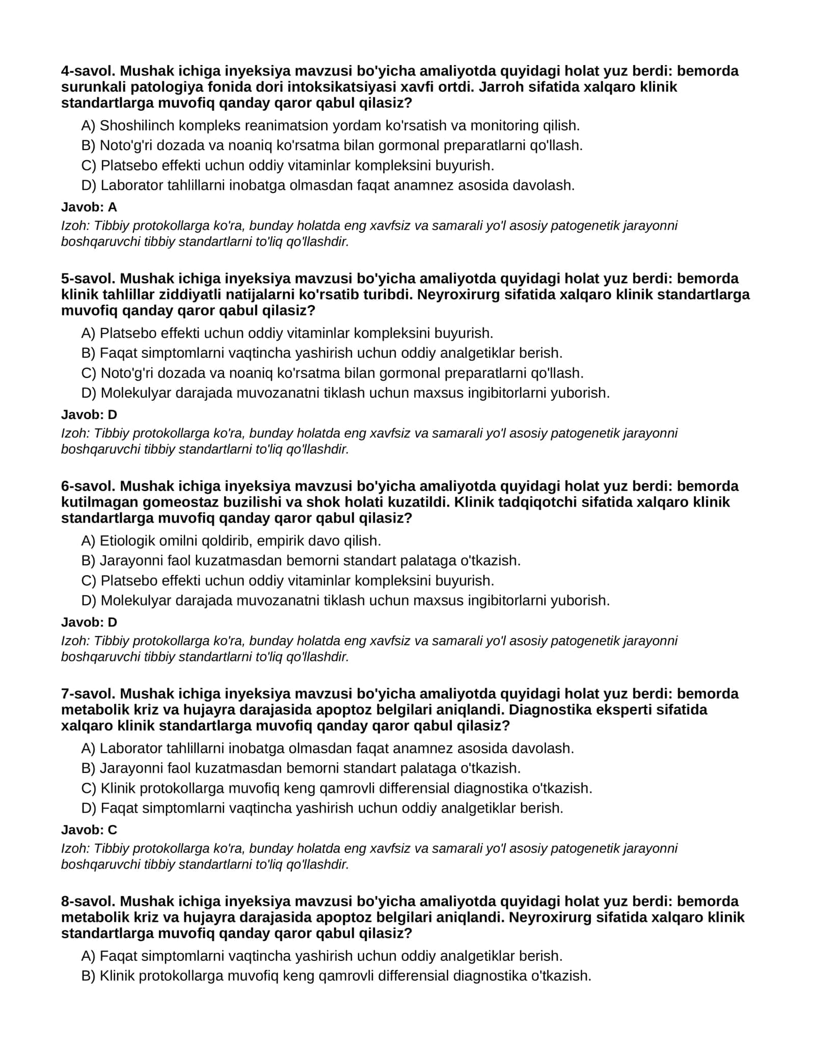 MUSHAK ICHIGA INYEKSIYA - 1-QISM 2