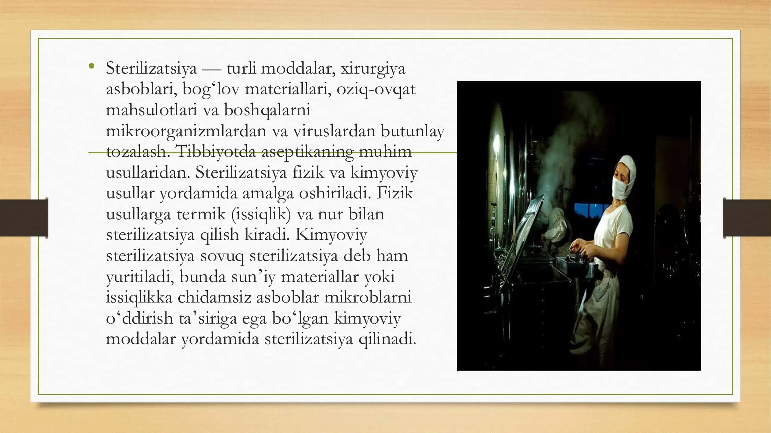 Sterilizatsiya usullari 2