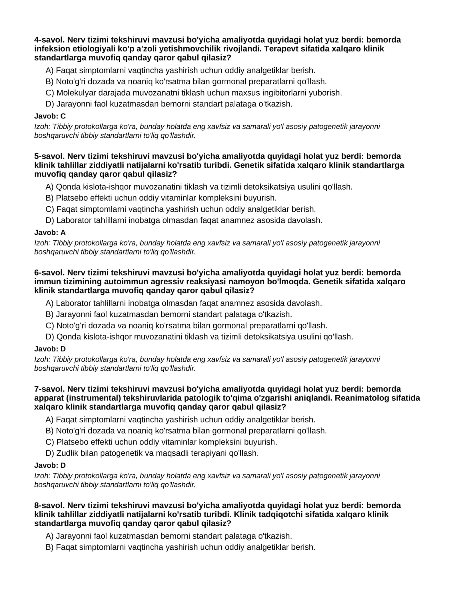 Nerv tizimi tekshiruvi 2