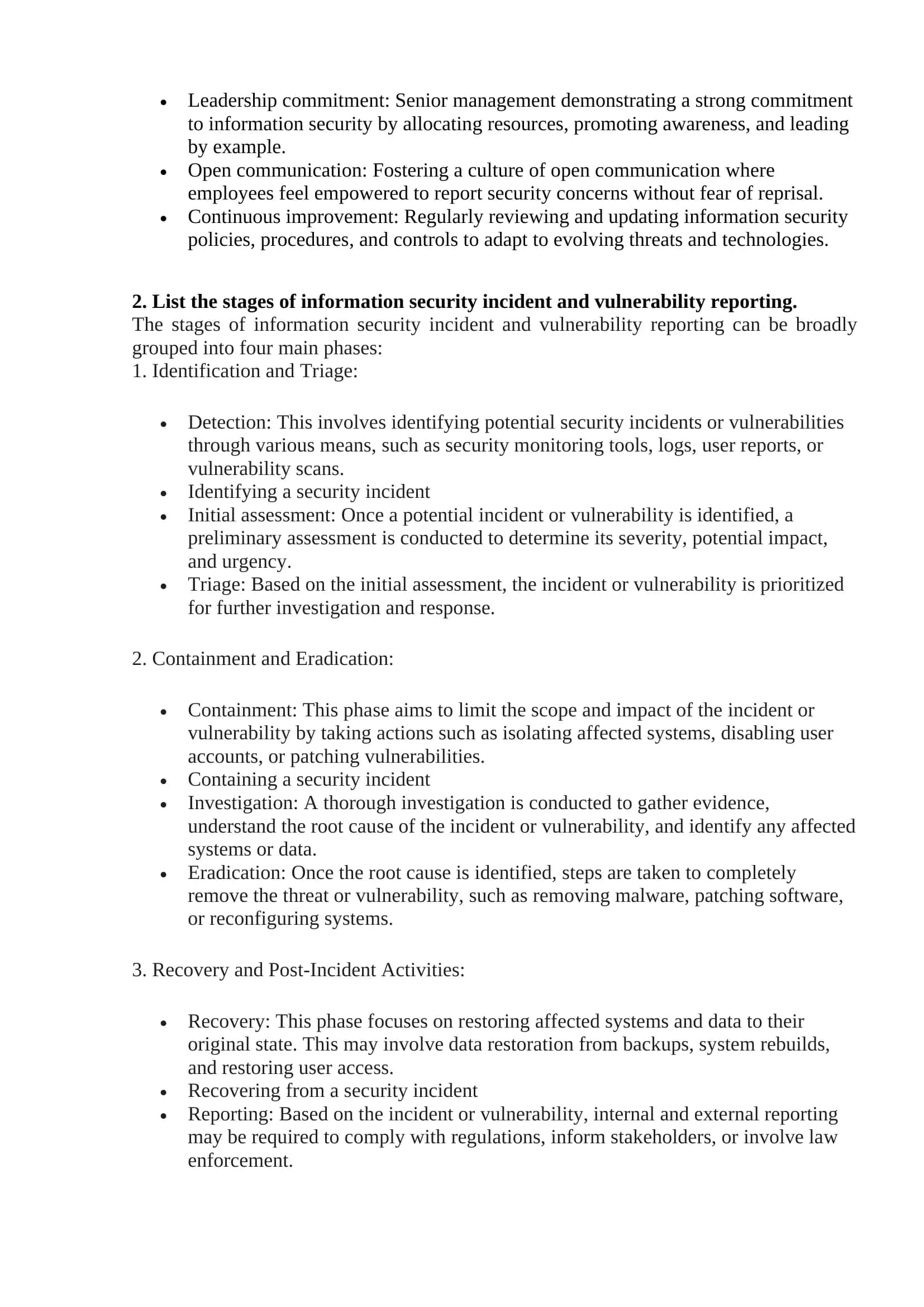Information Security Obligations and Responsibilities 2