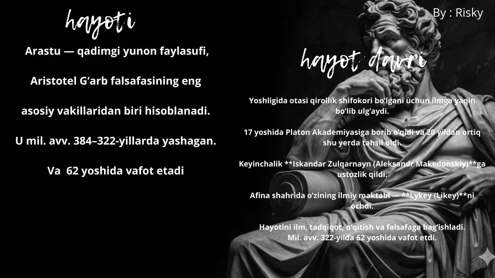 Aristotel haqida 2