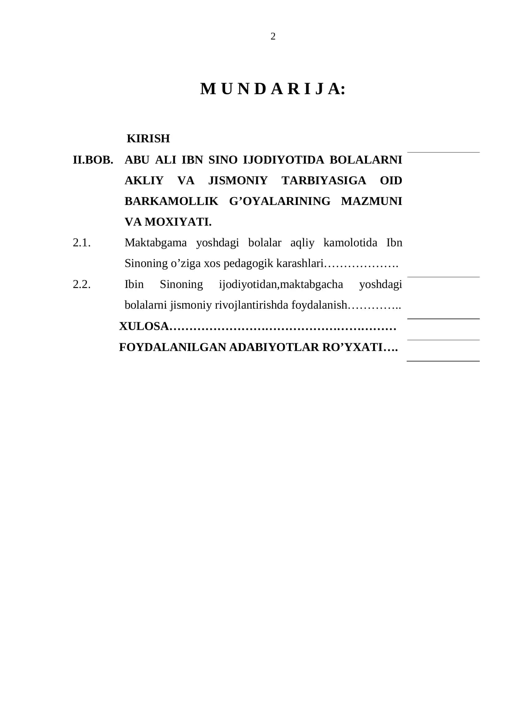 Sharq mutafakkirlarning maktabgacha yoshdagi bolalarni jismoniy tarbiyalashga oid qarashlari 2