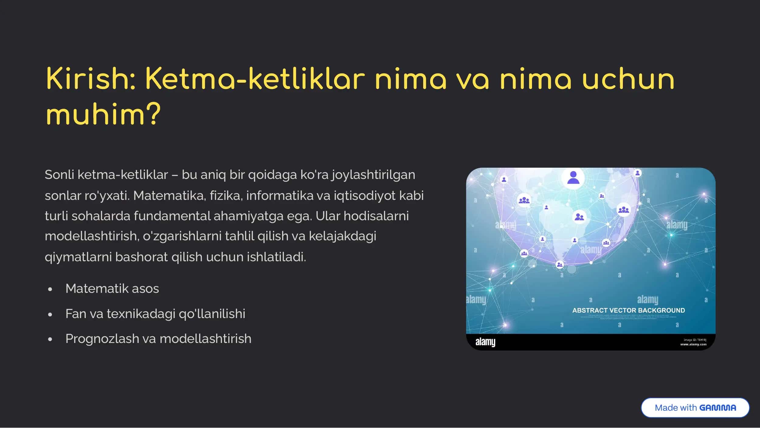 Sonli ketma-ketliklar 2