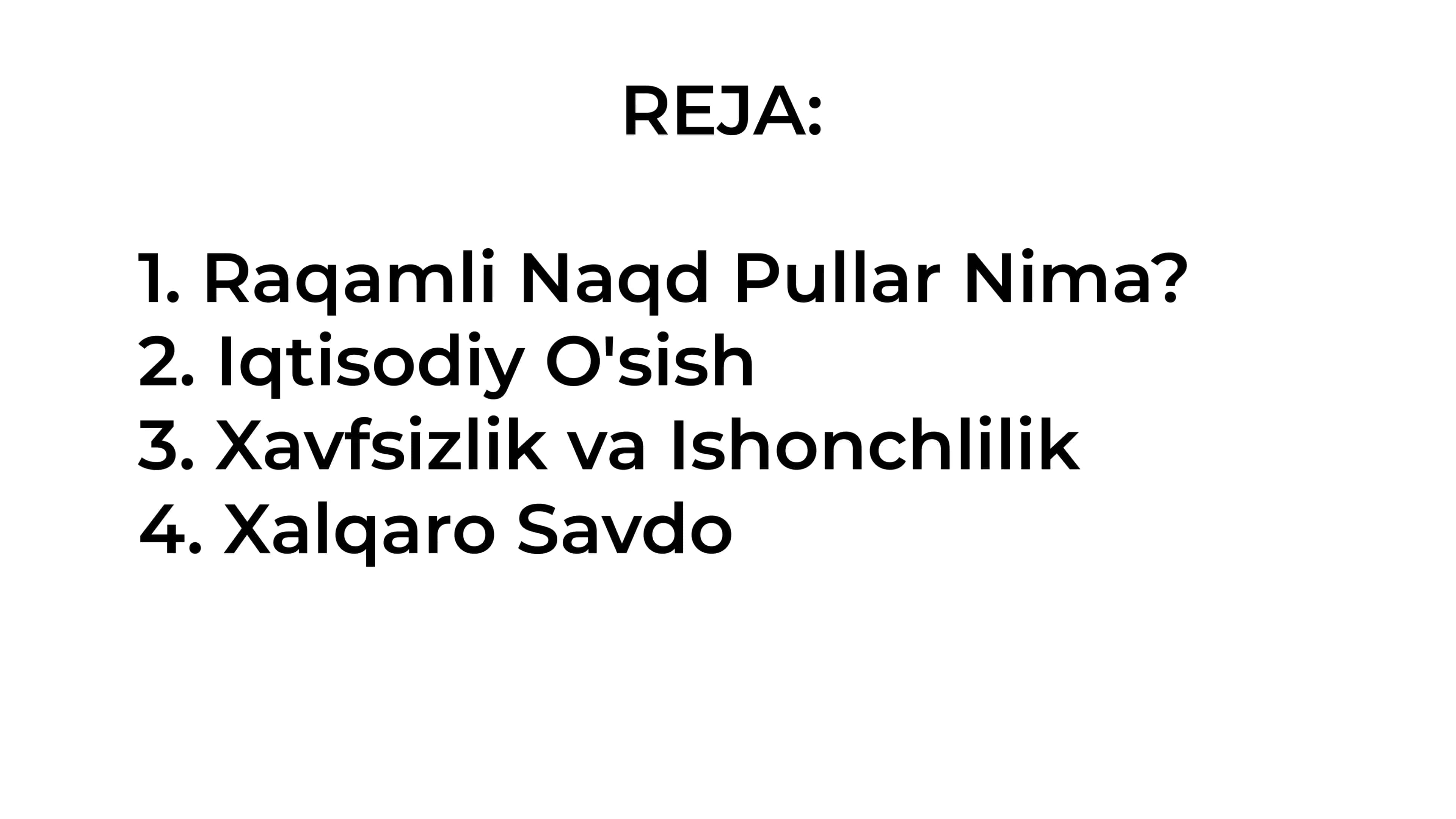 Raqamli Naqd Pullar 2