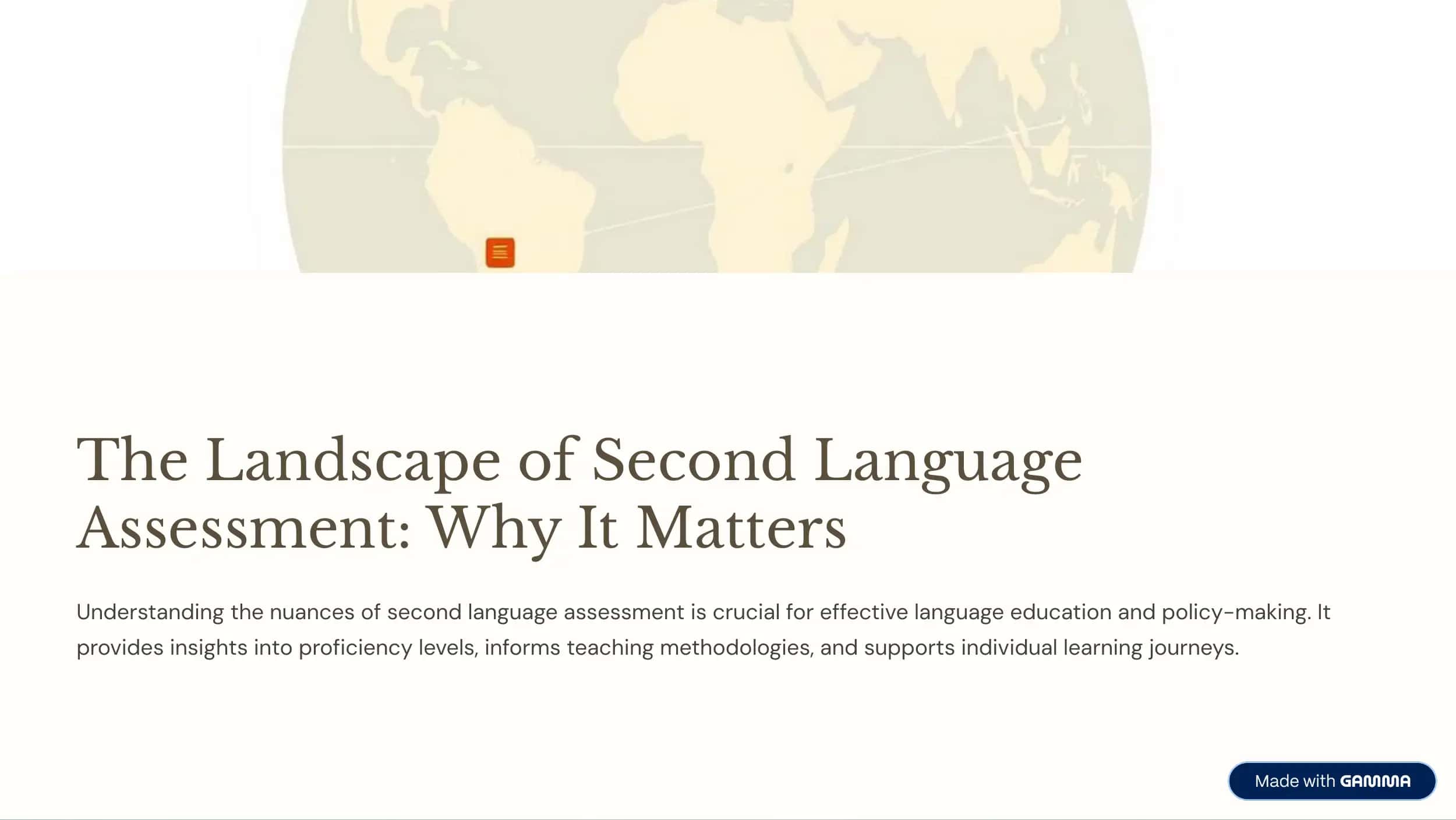 Assessing Language Skills: Large-Scale and Classroom Perspectives 2