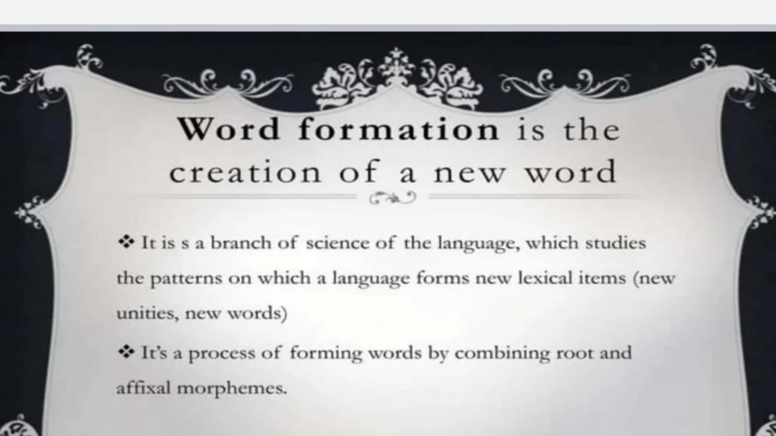 Word formation processes 2