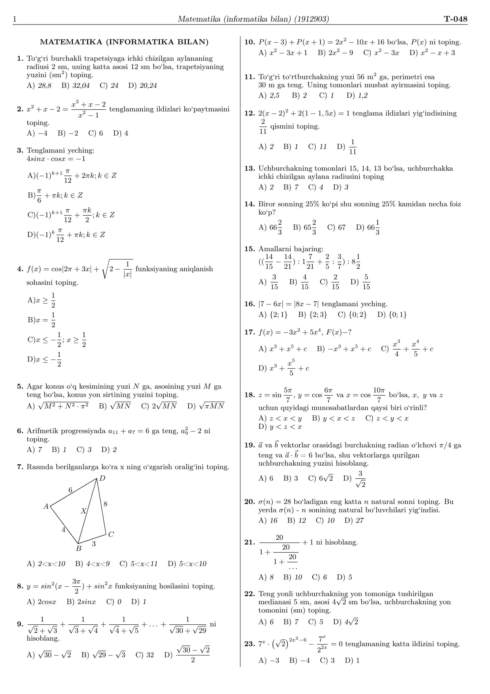 Matematika (informatika bilan) (1912903) 2