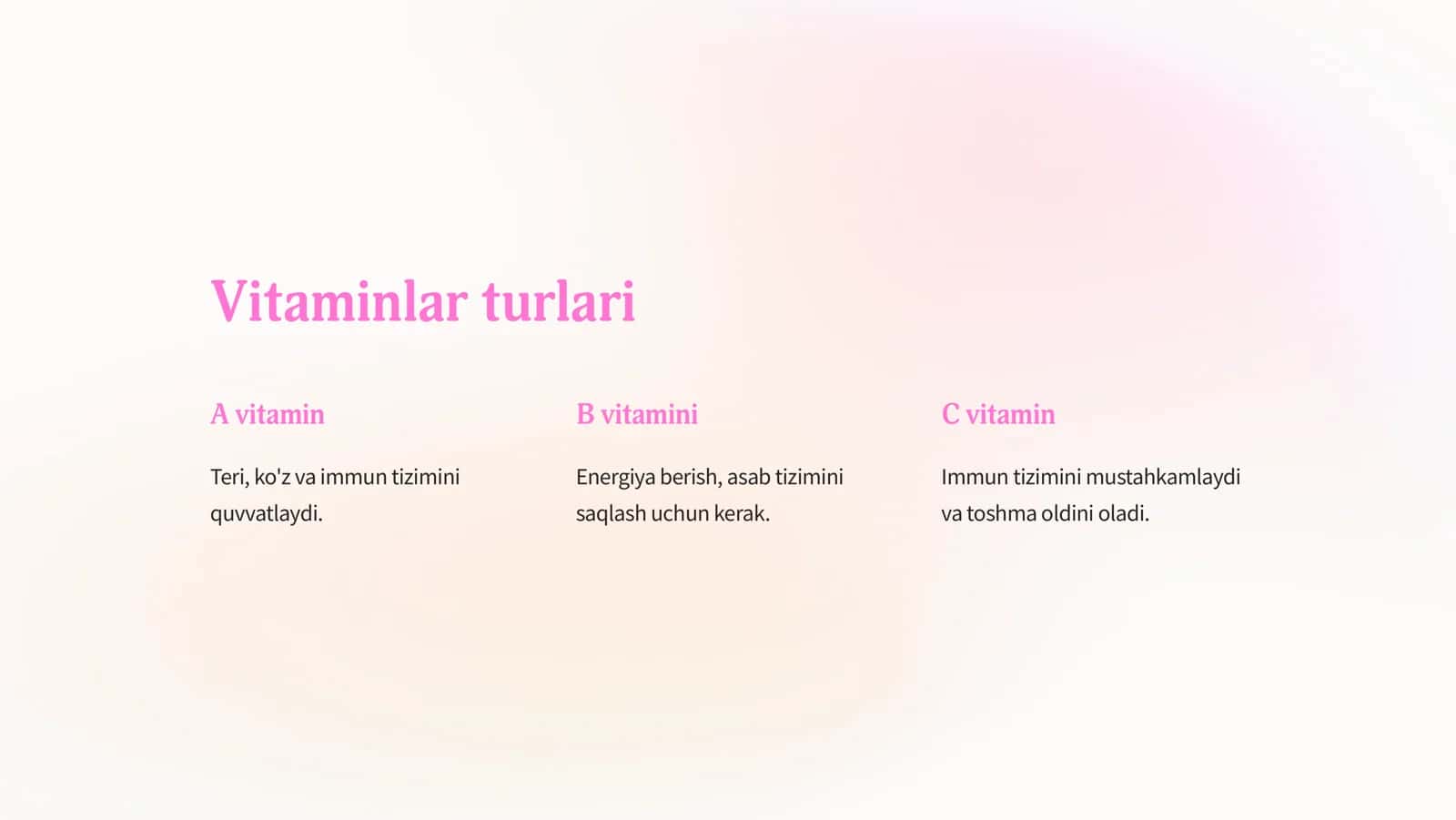 Vitaminlar 2