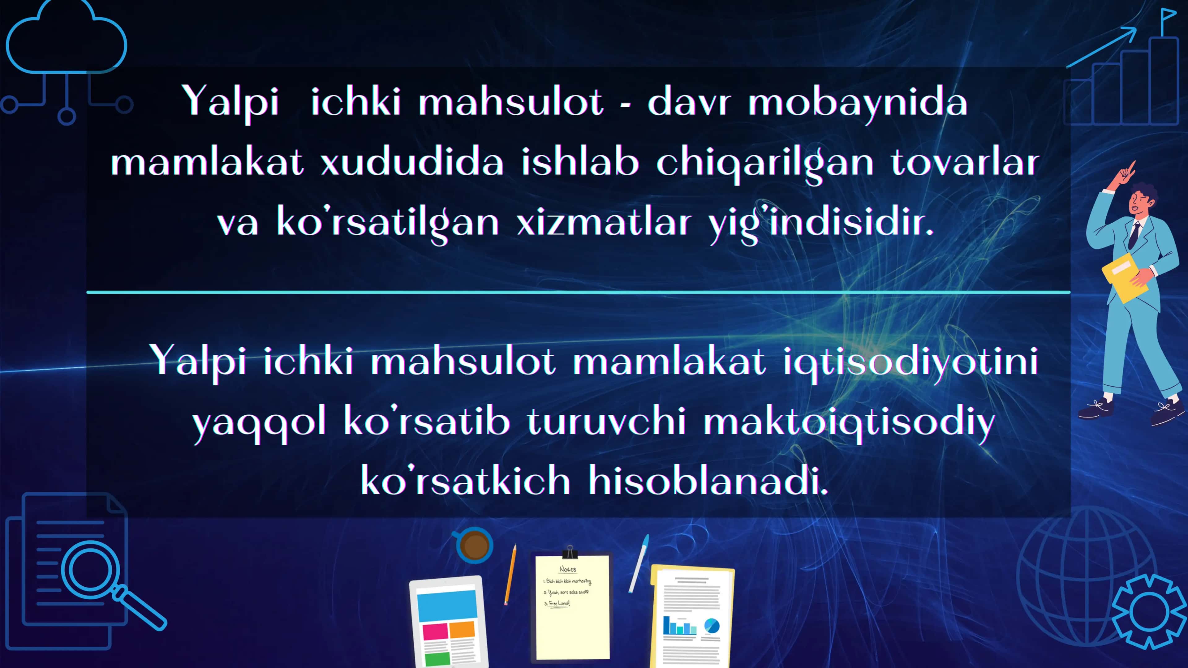 Yalpi ichki mahsulot va uning harakati 2