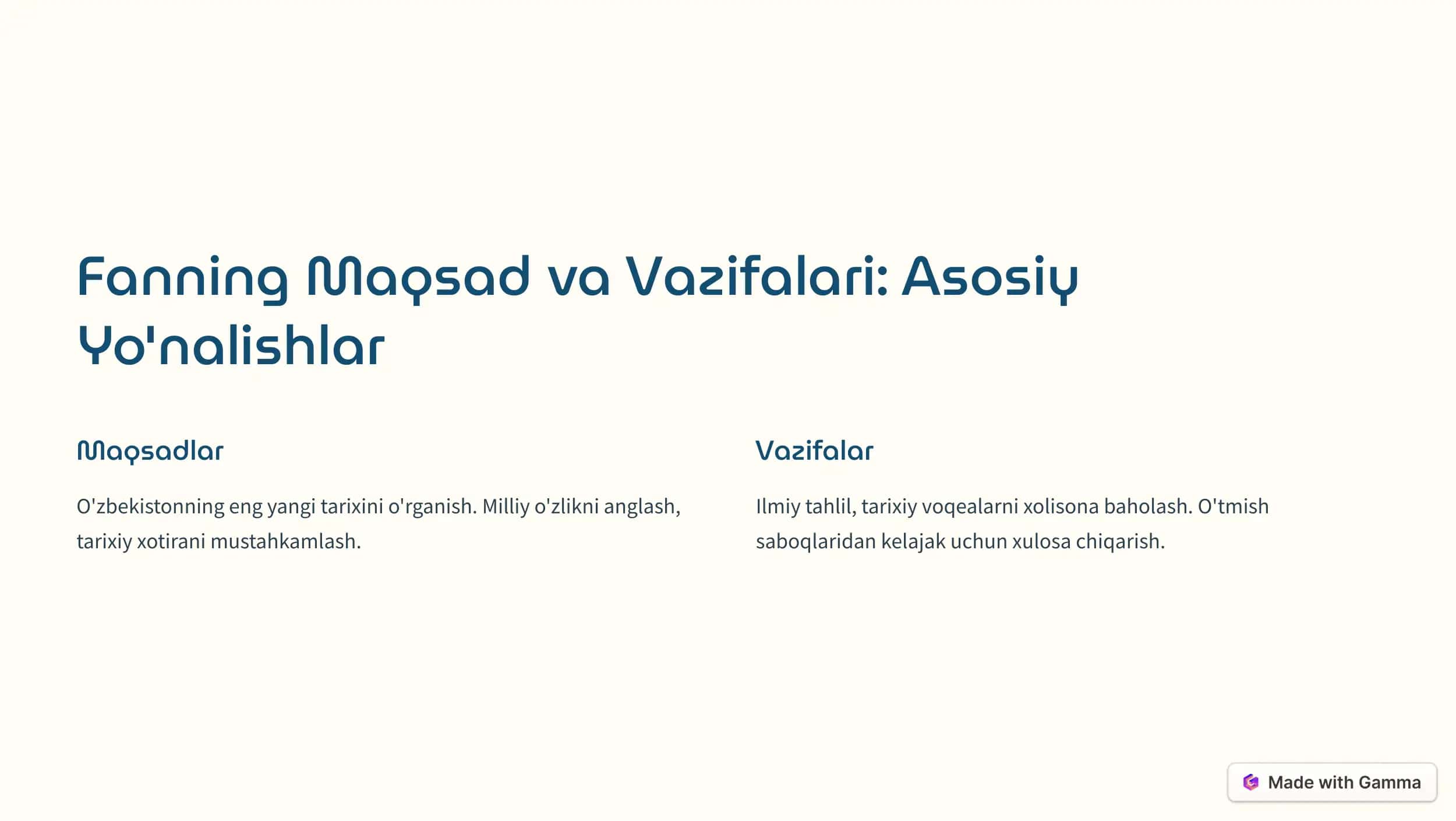 O'zbekistonning Eng Yangi Tarixi 2