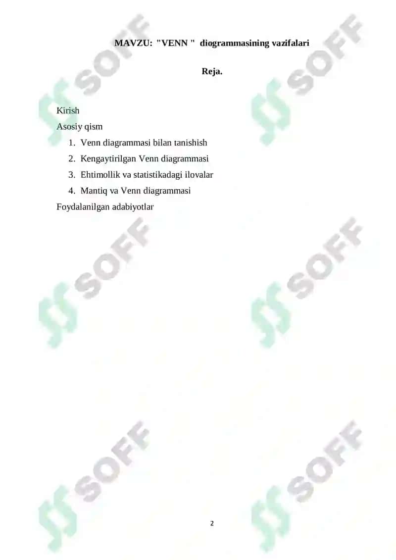 VENN diogrammasi 2