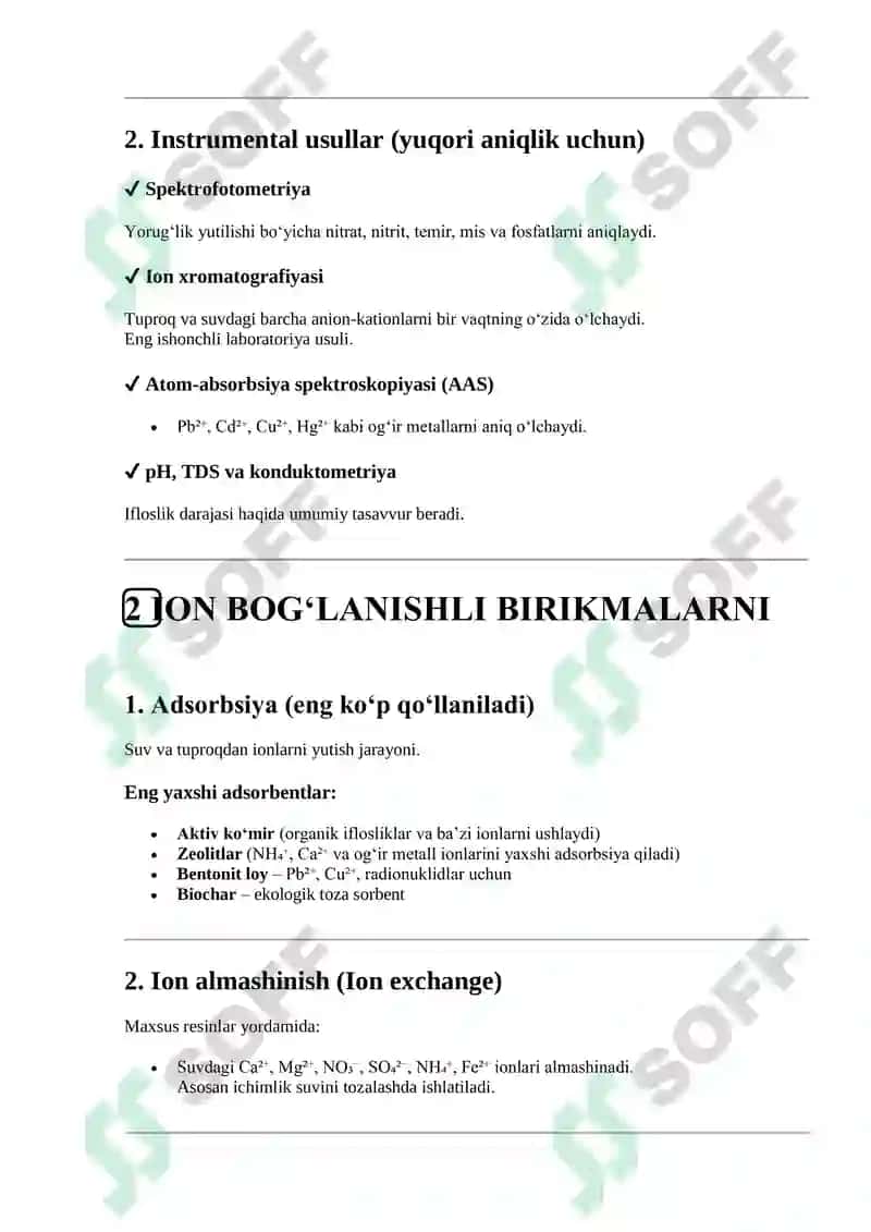 Ion Bog'lanishli Birikmalar 2