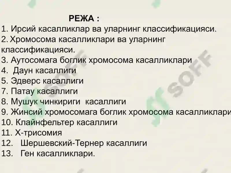 Ирсий касалликлар 2