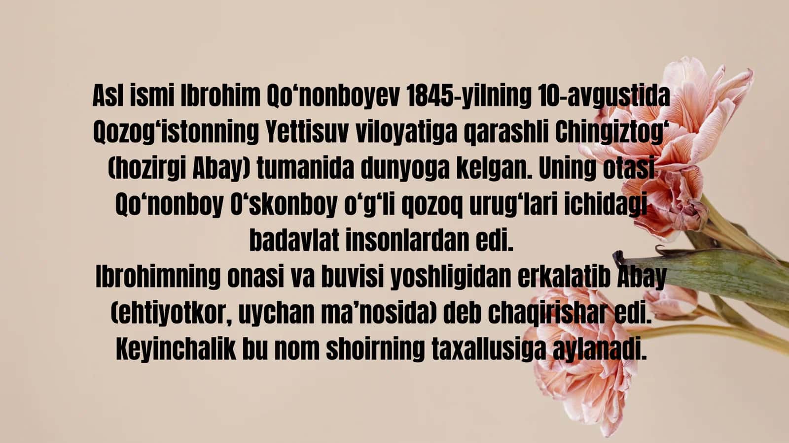 ABAY QOʻNONBOYEV IJODI 2