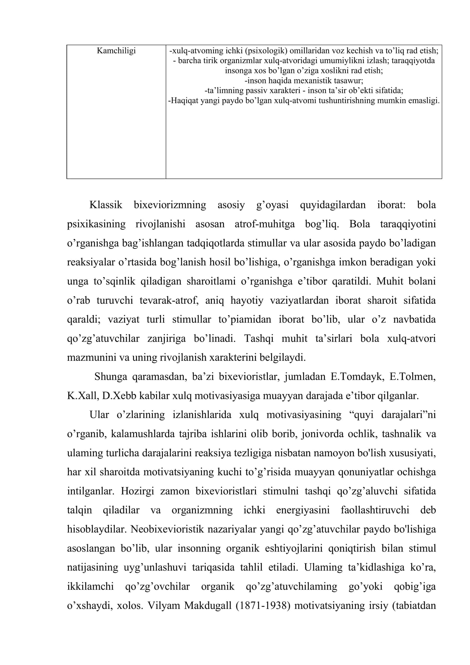 XX Asrlarda psixologiyaning rivojlanishi 3