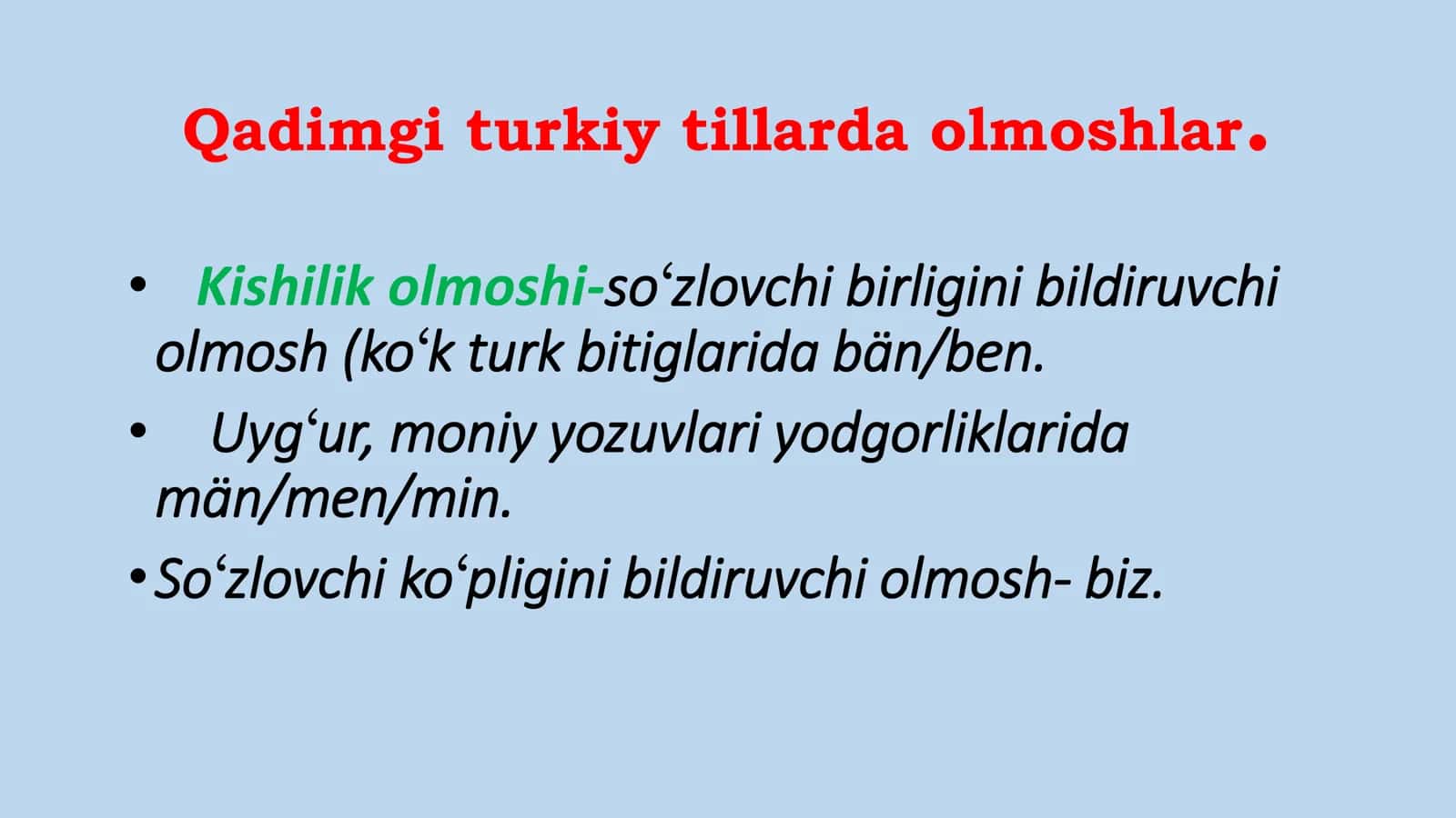 Olmosh so’z turkumi 3