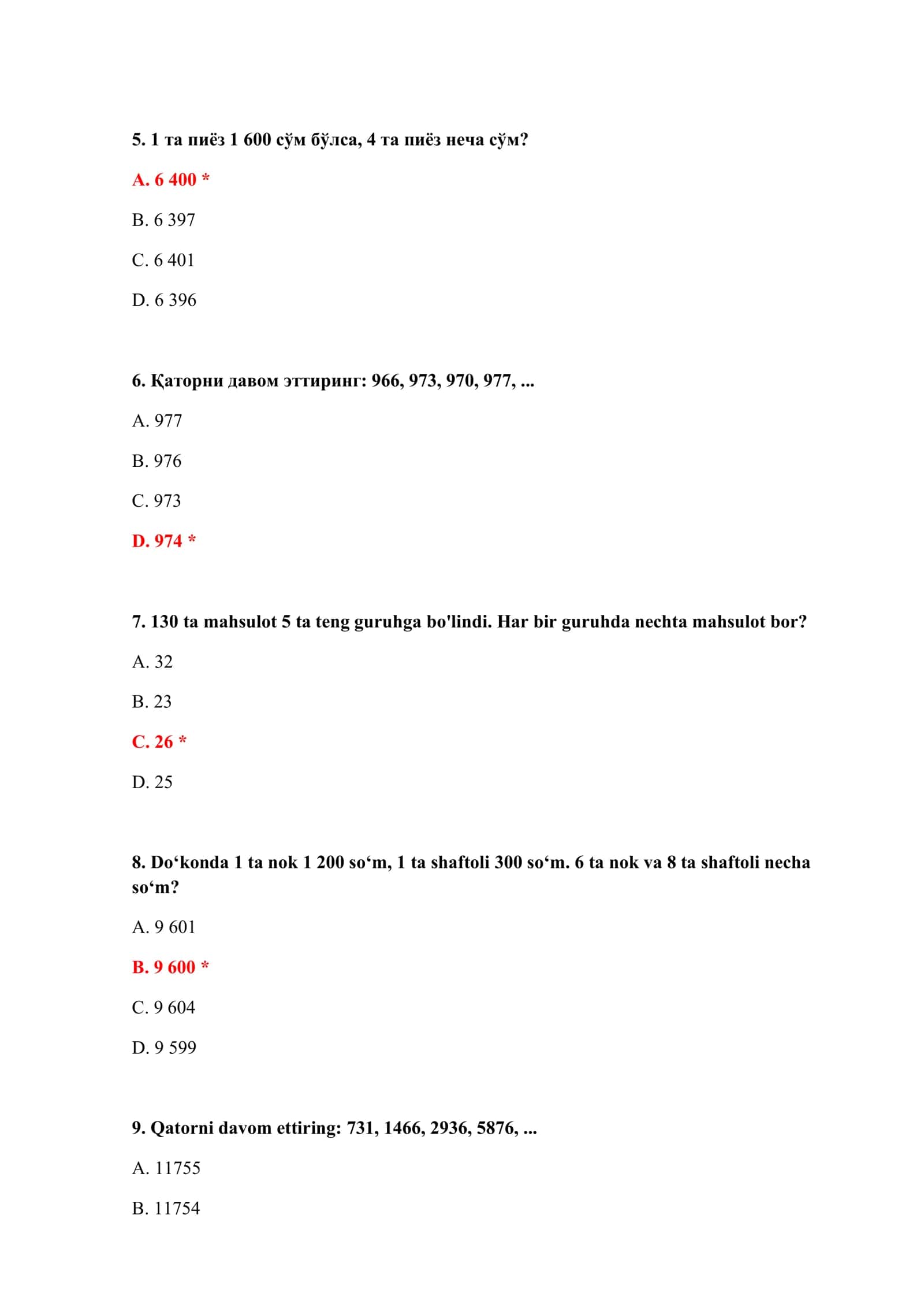 BOJXONA TEST SAVOLLARI 50 TA 3