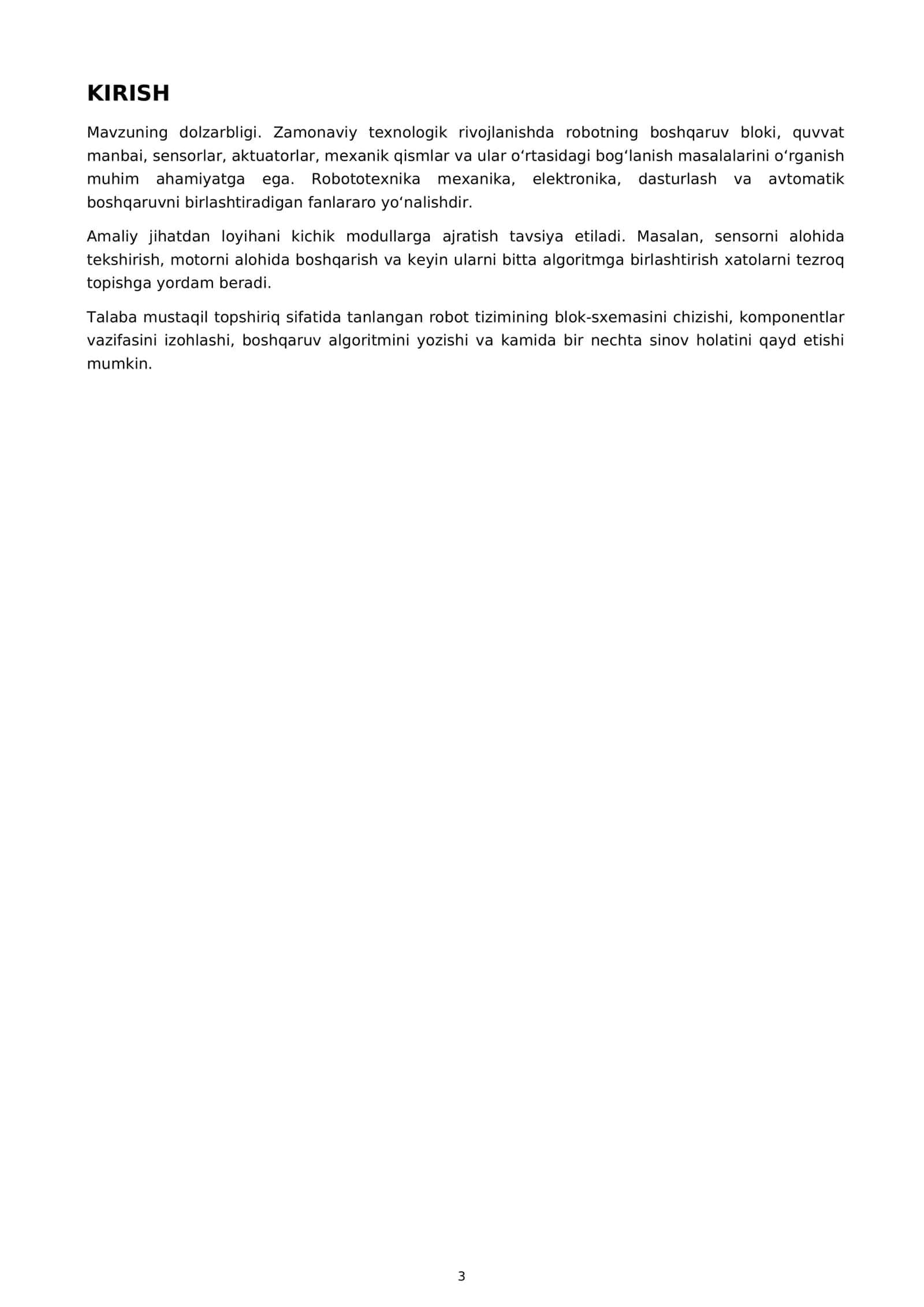 ROBOTNING ASOSIY QISMLARI 3