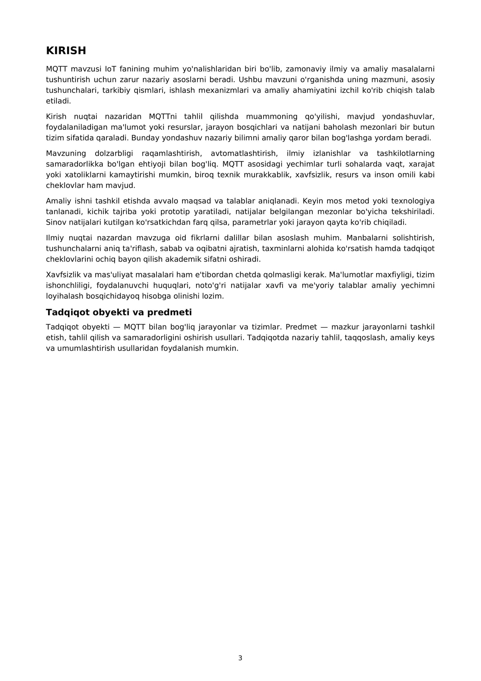 MQTT 3