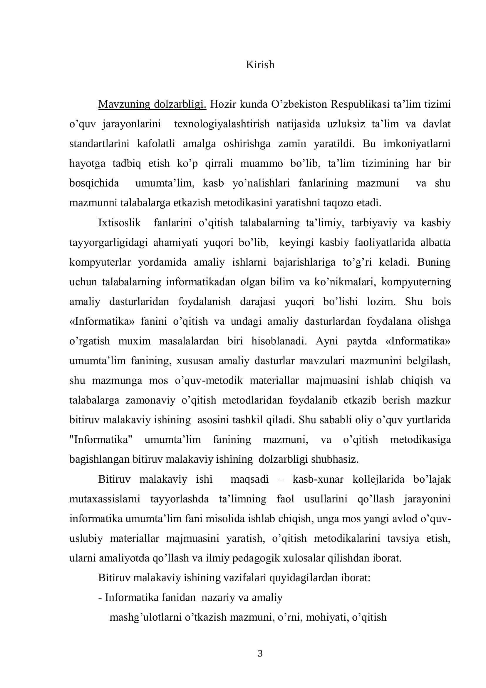 Amaliy matematika va informatika 3