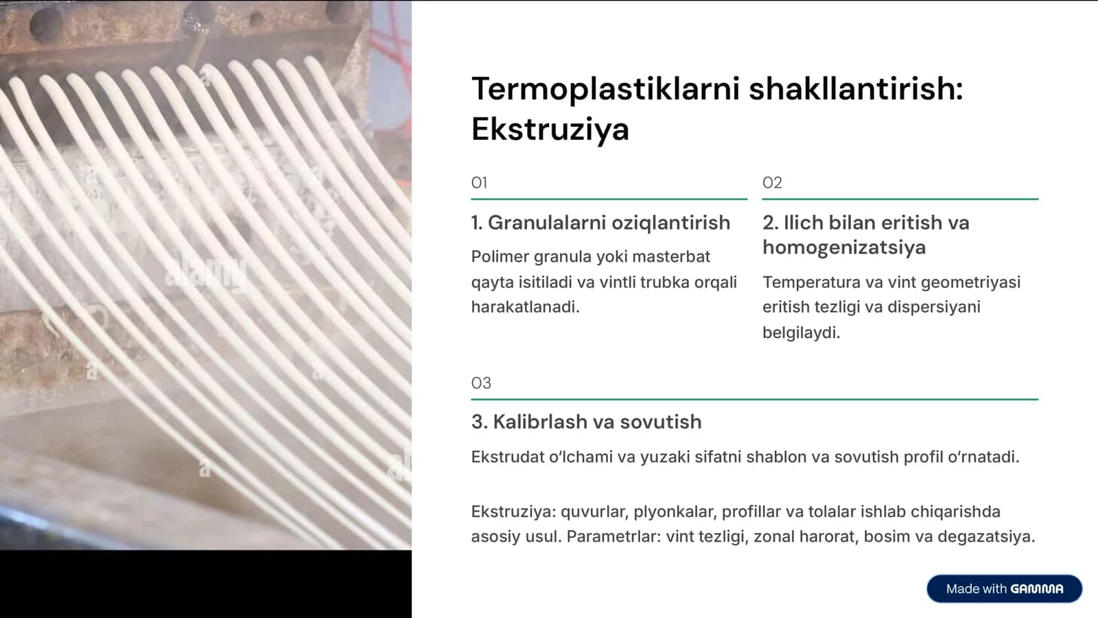 Polimer buyumlarning ishlab chiqarish usullari 3
