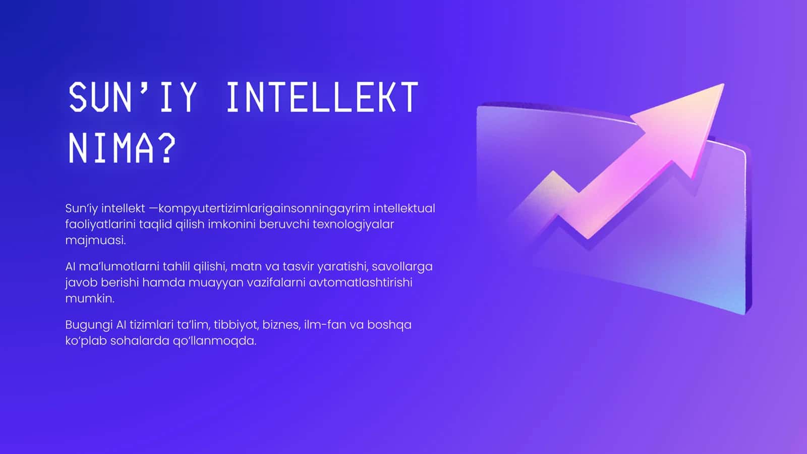 Sun'iy intellekt. AI. 3