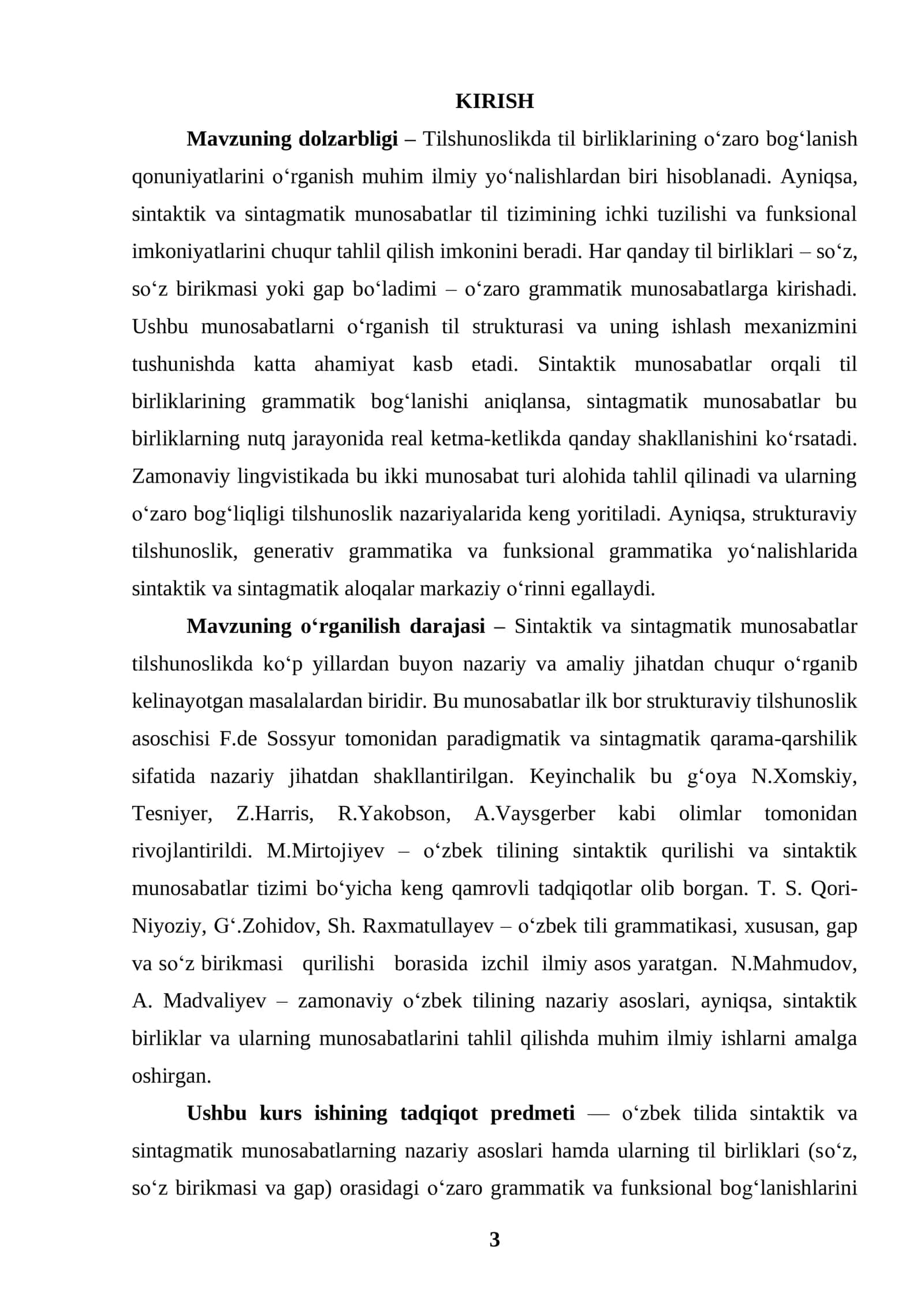 Sintaktik va sintagmatik munosabat 3