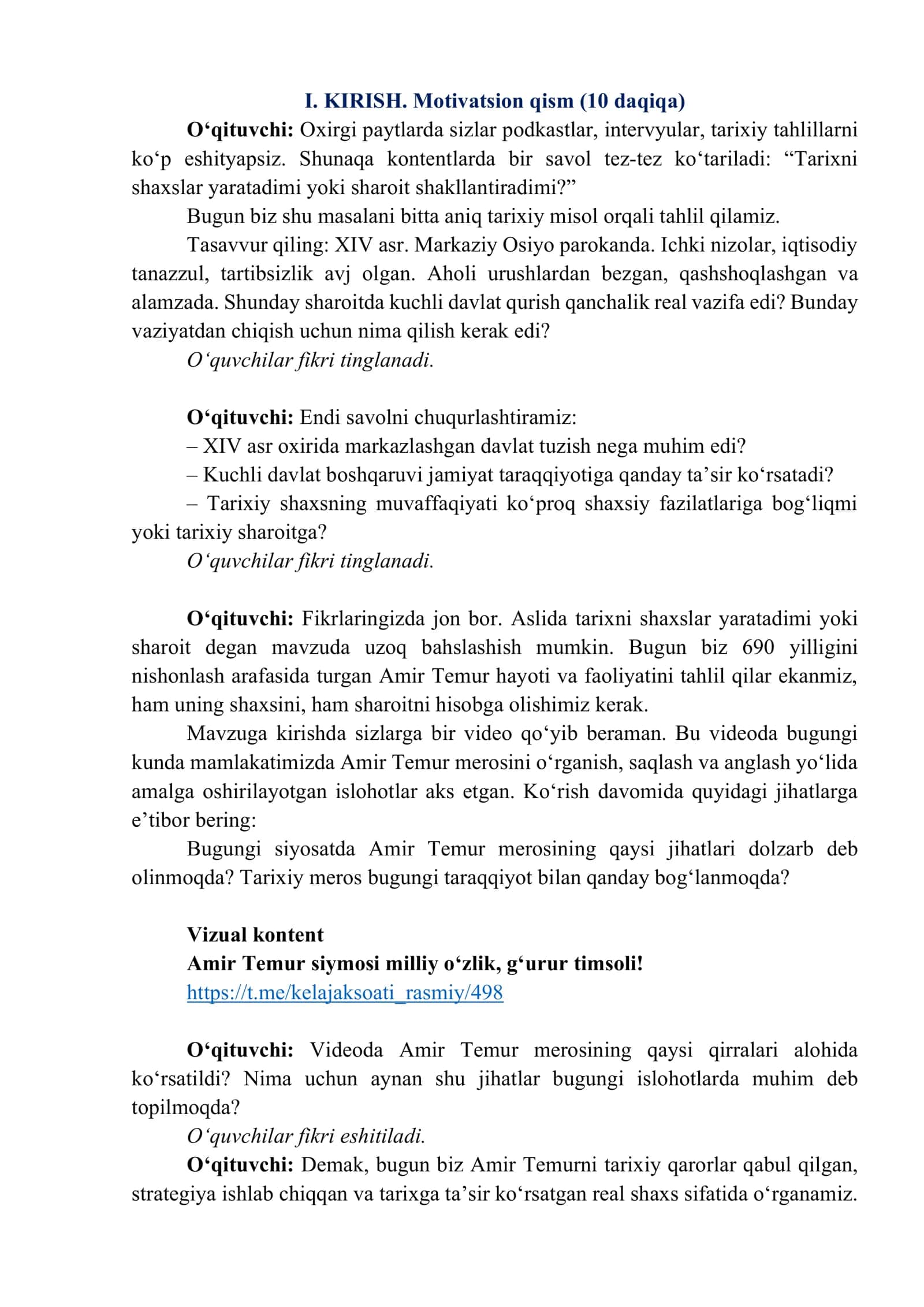 Sohibqiron Amir Temur 3