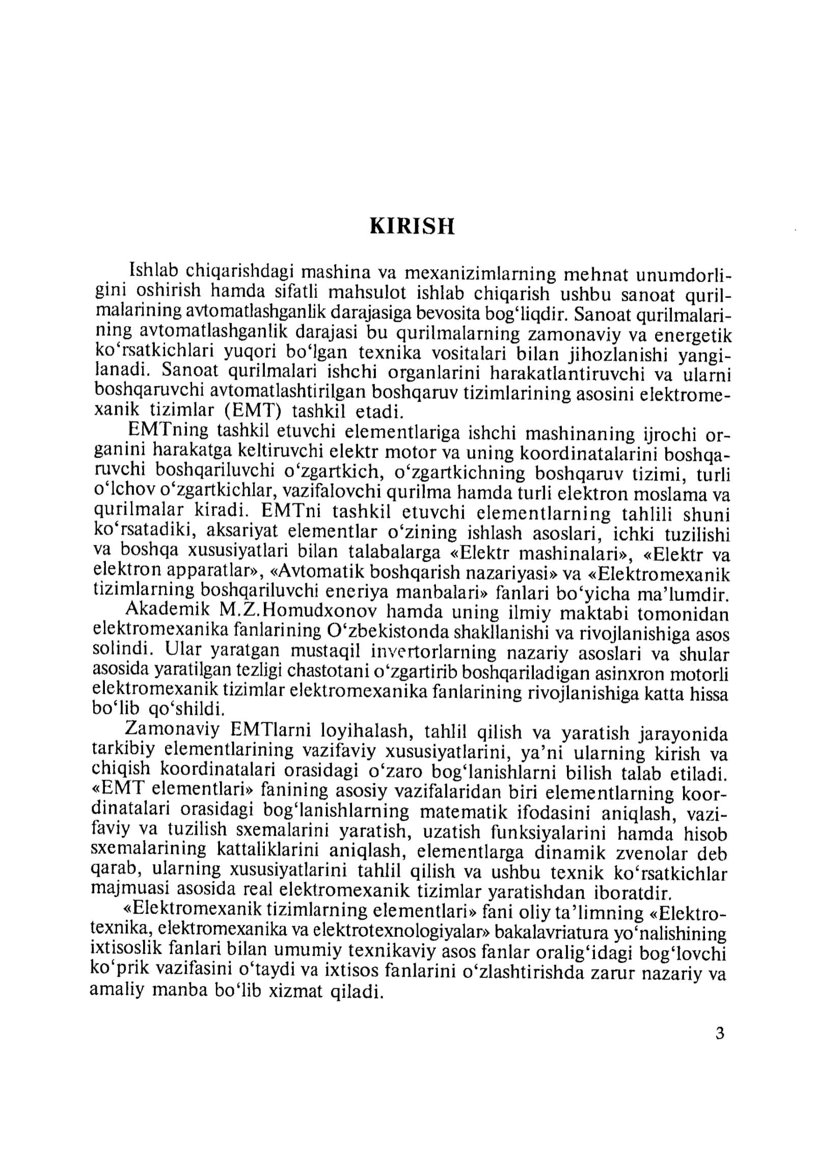 Elektromexanik Tizimlarning Elementlari 3