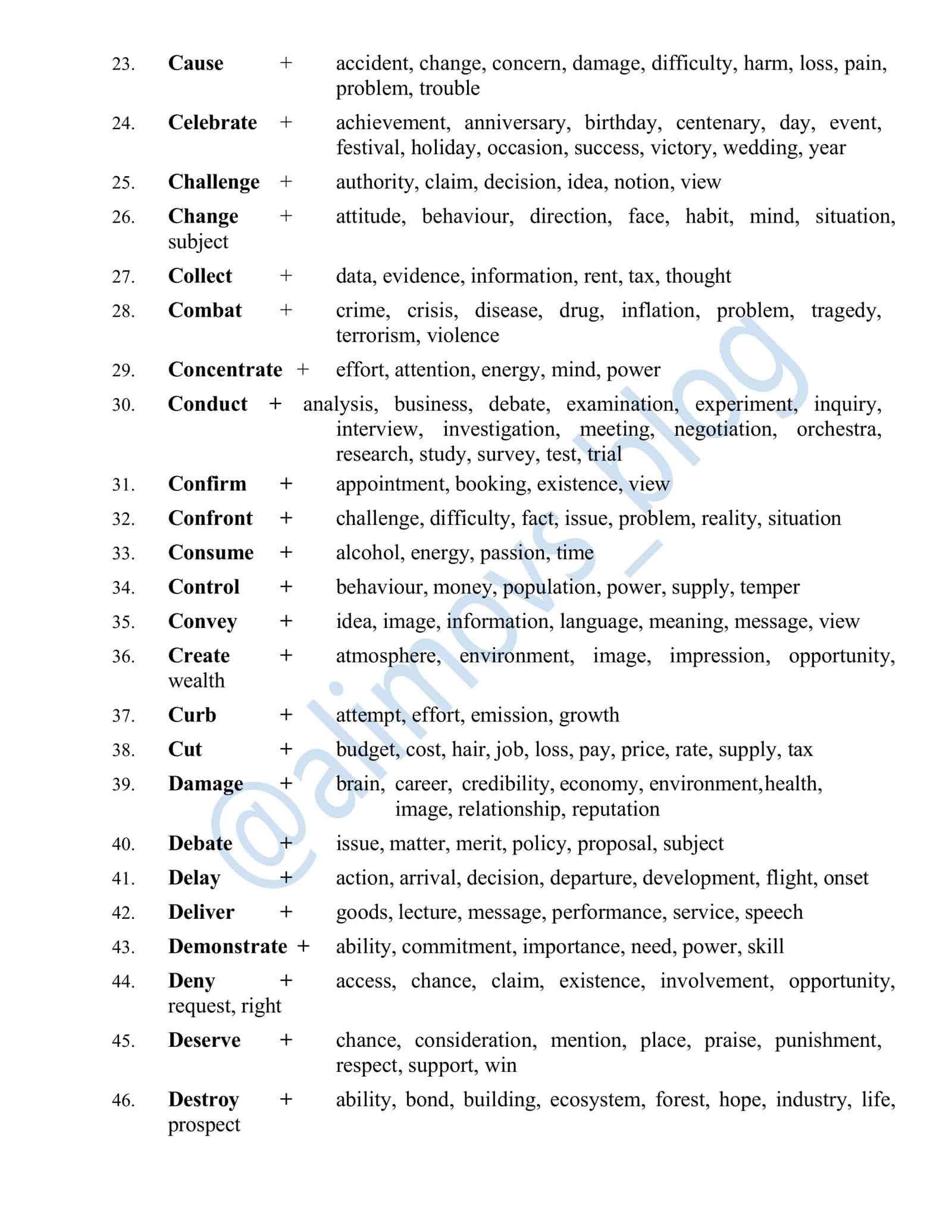 writing uchun eng zo'r collacationlar 3