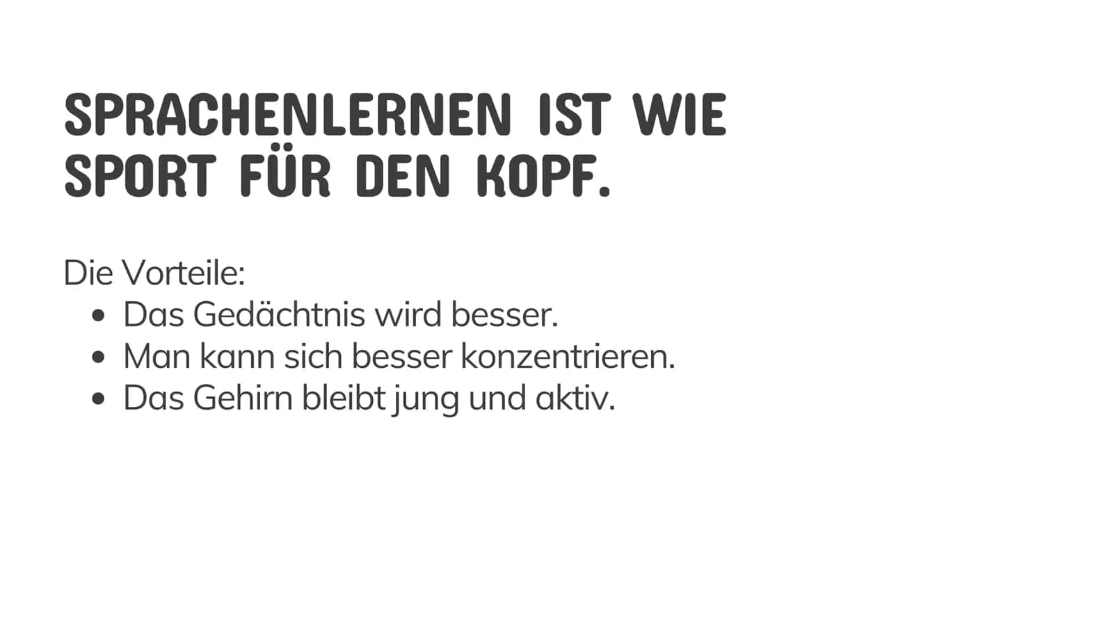 Lernen von Sprachen 3