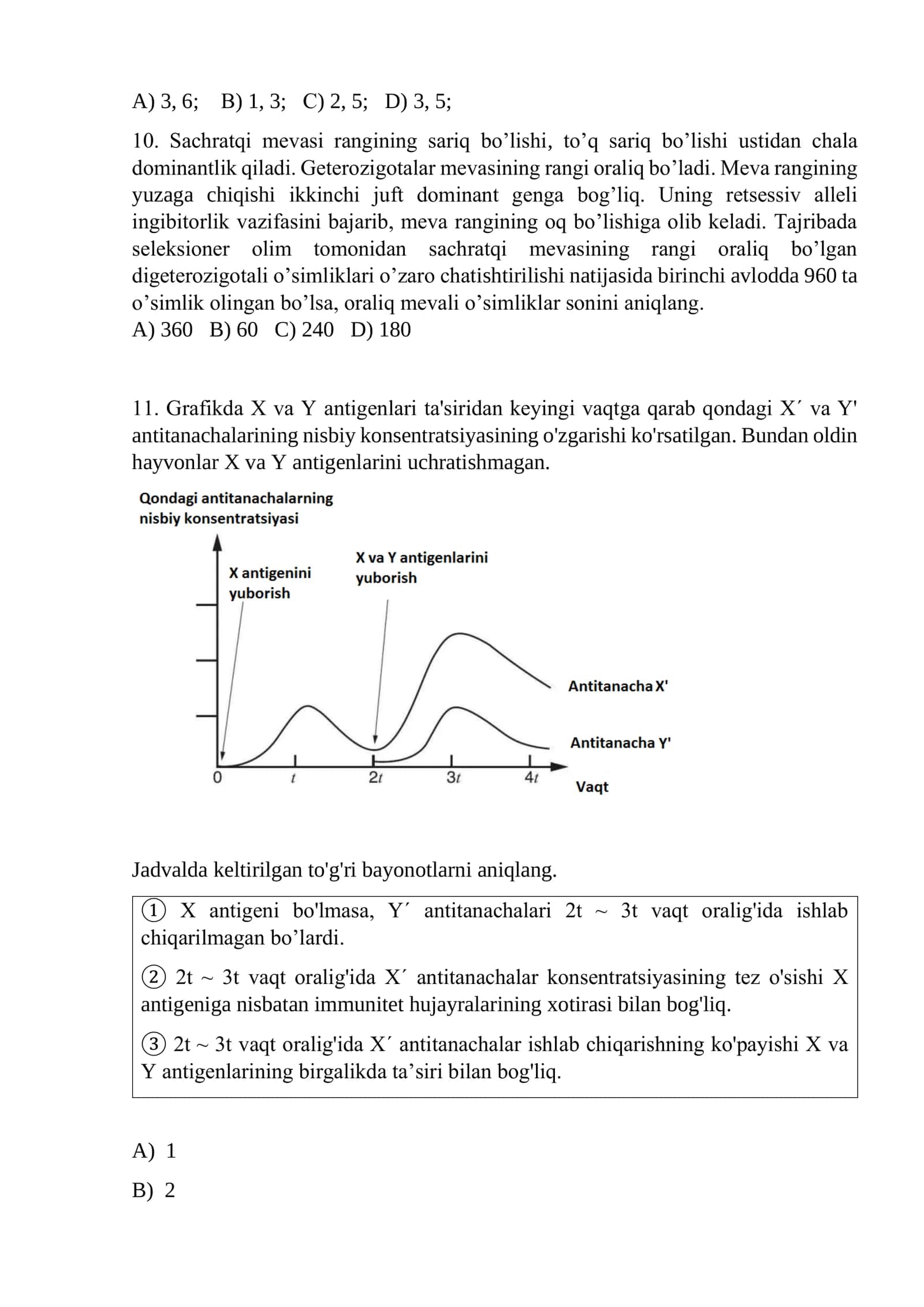 11-SINF BIOLOGIYA TEST 3