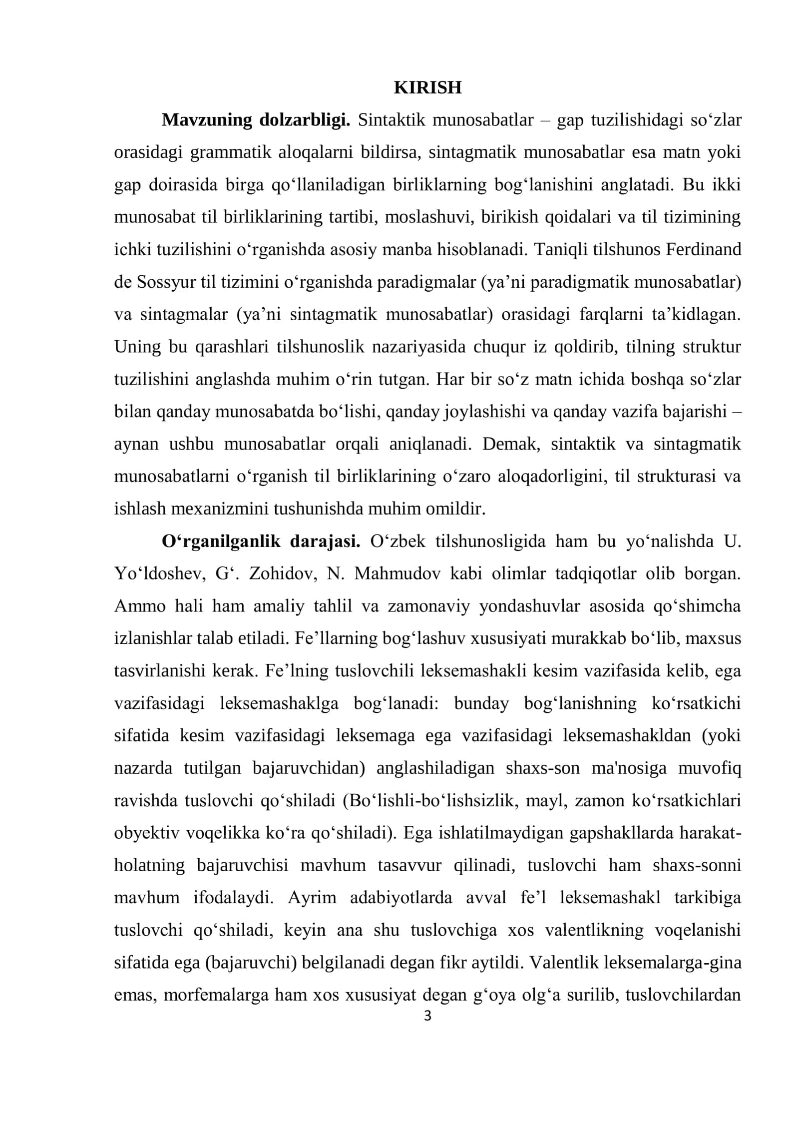 Sintaktik va sintagmatik munosabat 3