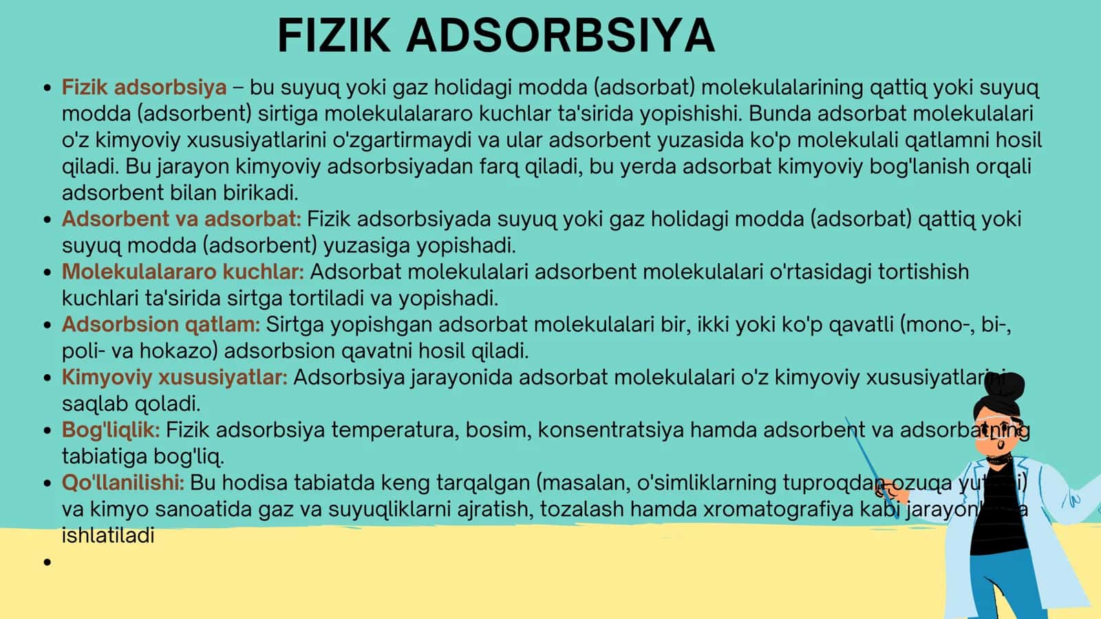 Adsorbsiya va absorbsiya 3