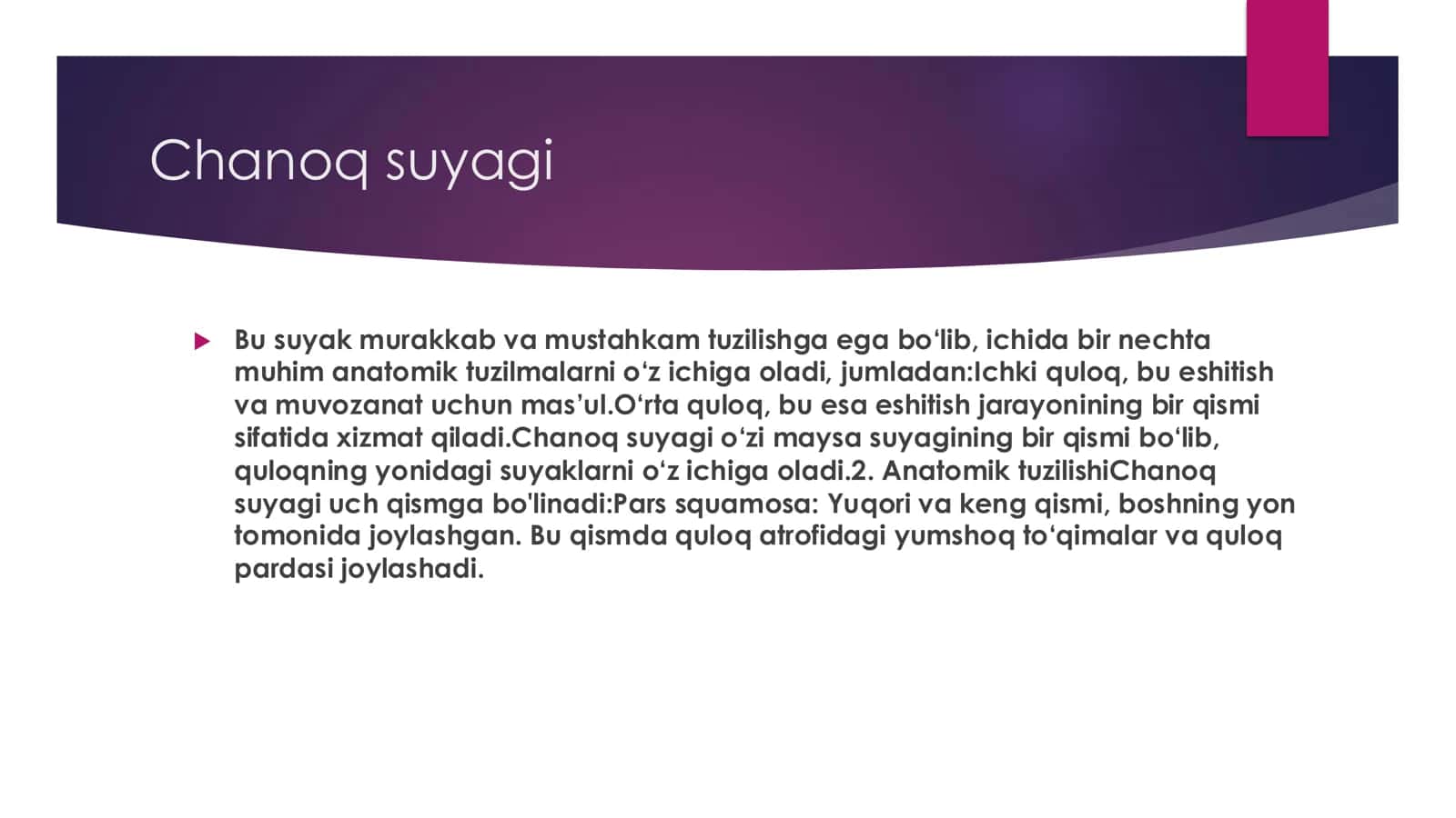 Chanoq suyagi 3