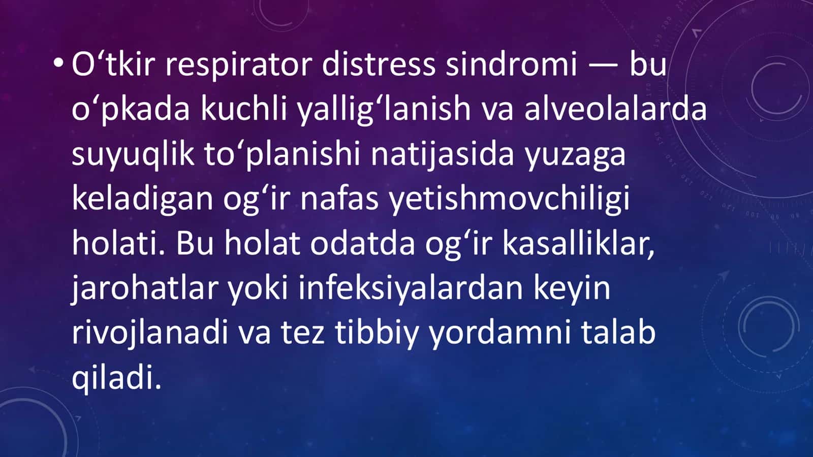 Oʻtkir respirator distress sindromi 3