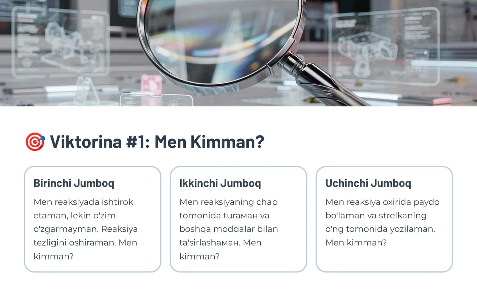 Kimyoviy Reaksiyalar 3