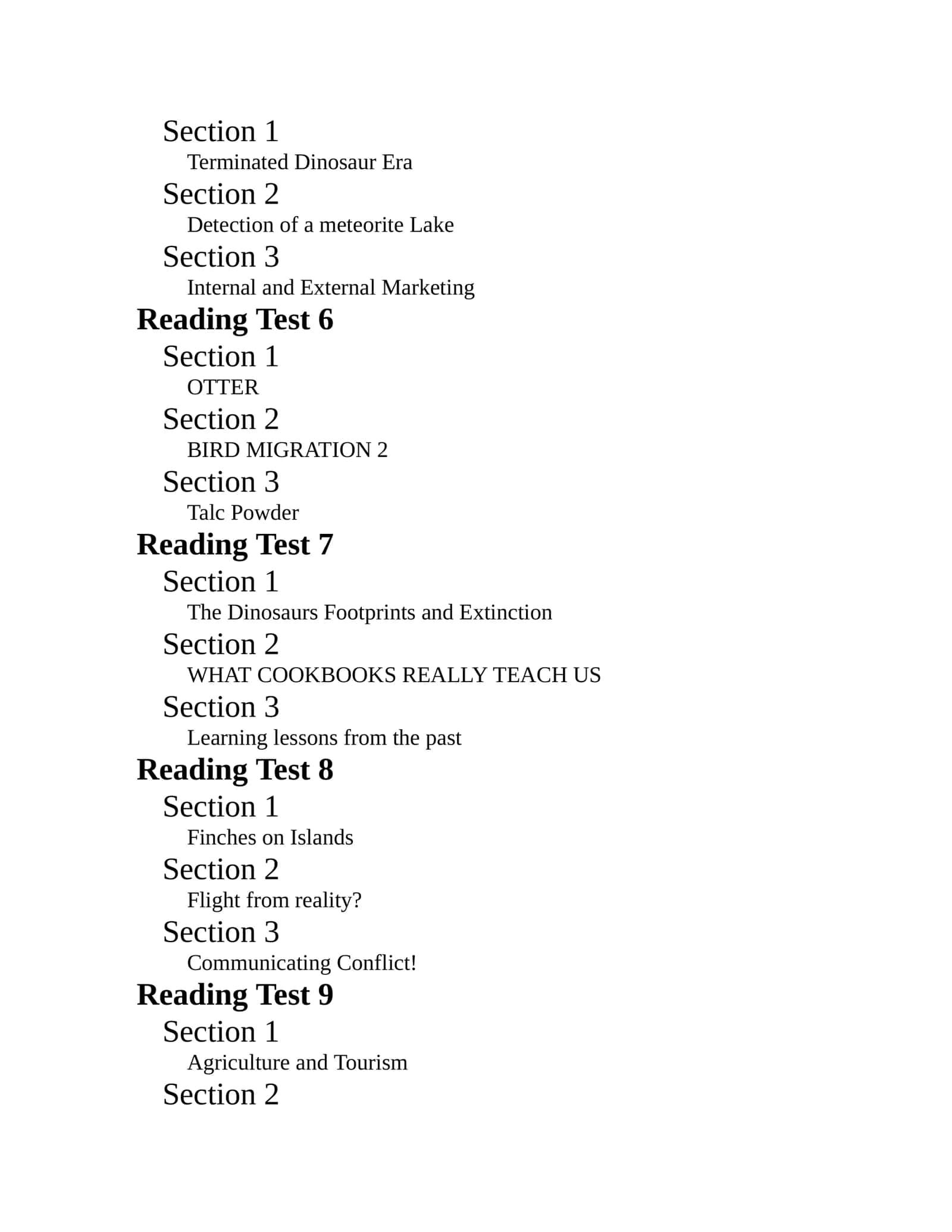 Table of Contents 3