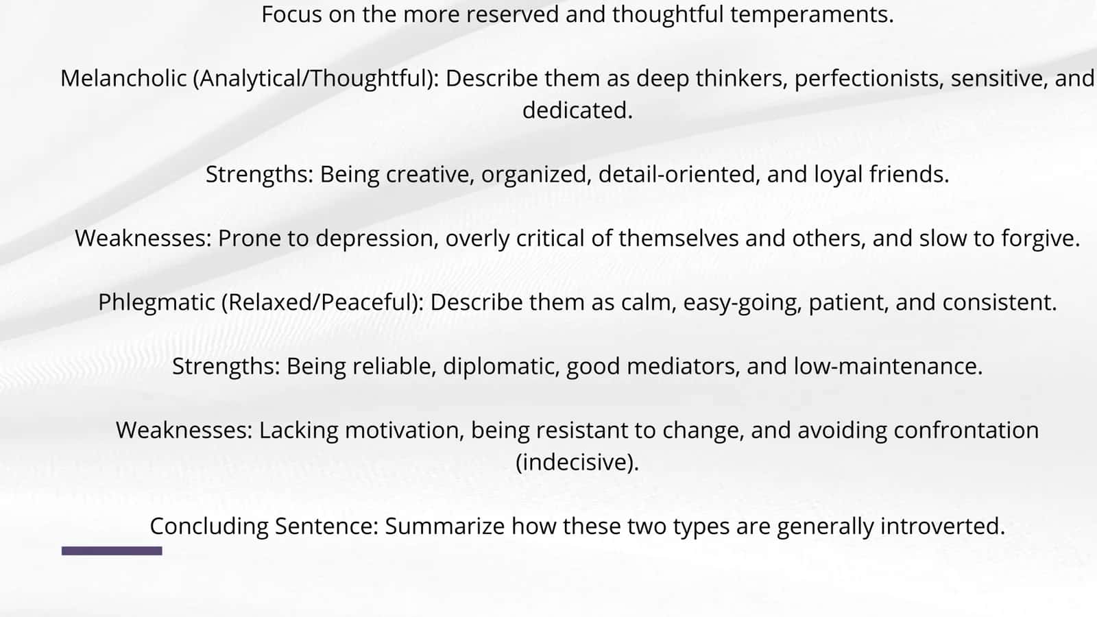 Sanguine Temperament 3