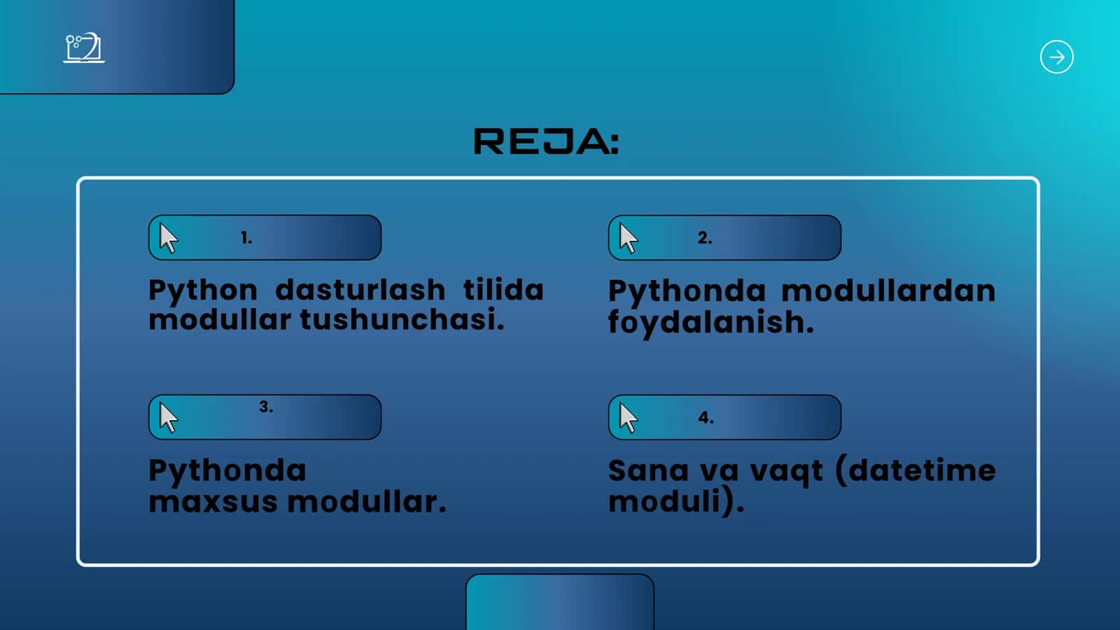 Pythonda modullar 3