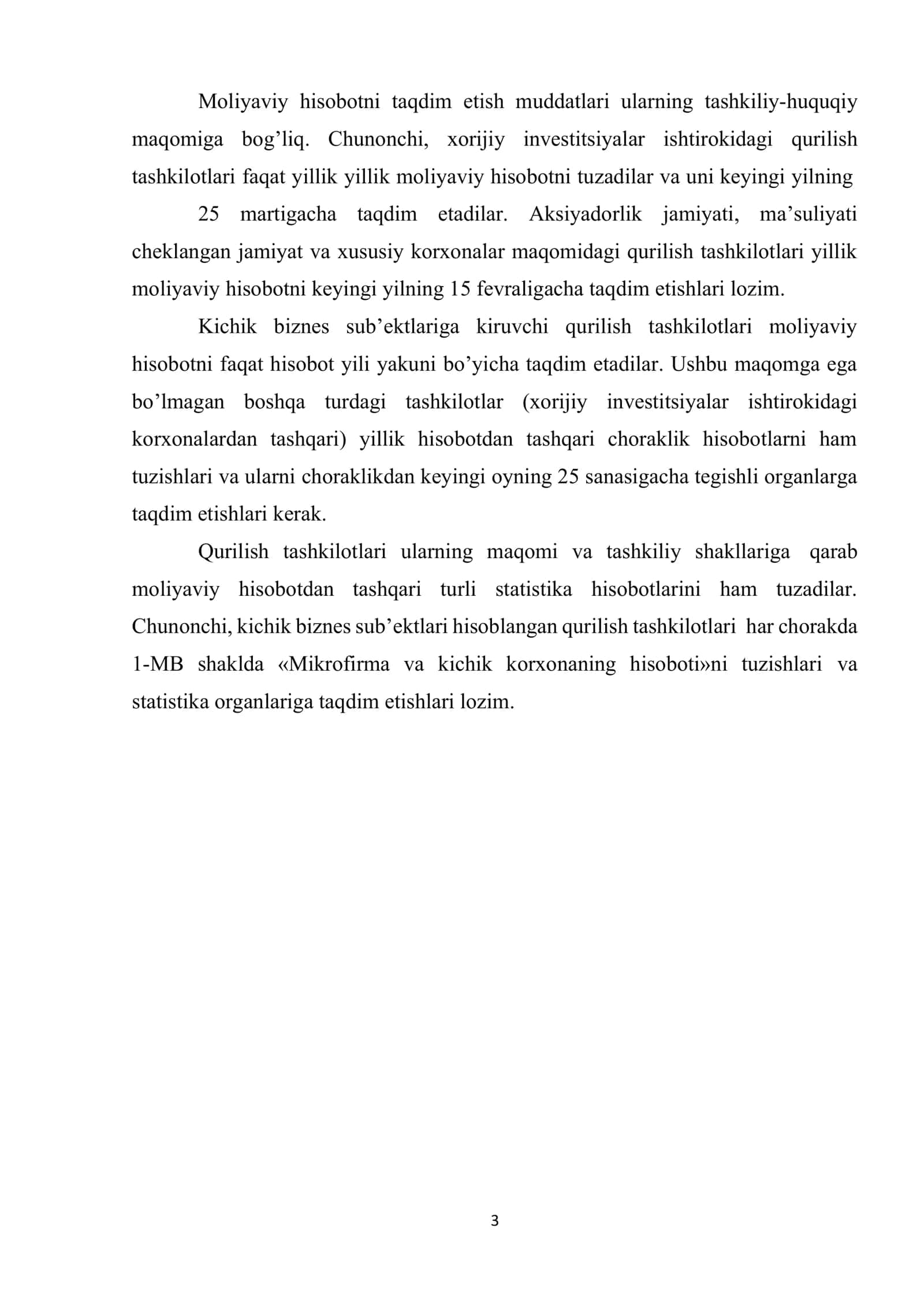 Qurilish tashkilotlarida buxgalteriya hisobini tashkil qilish asoslari 3