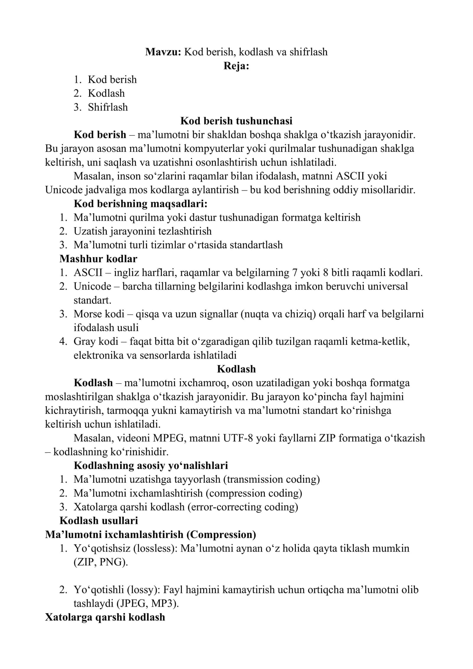 Informatikadan 120 soatlik ma'ruzalar matni 3